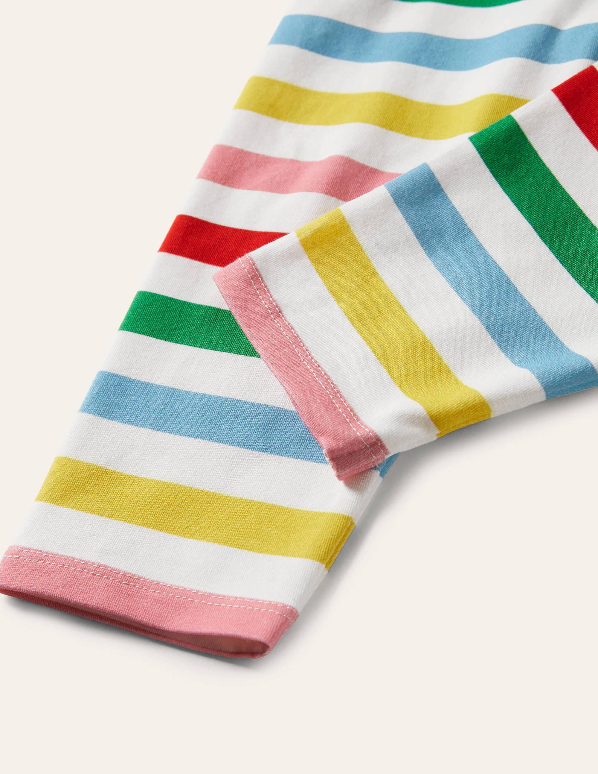 Fun Cropped Leggings-Multi Stripe - Image 3