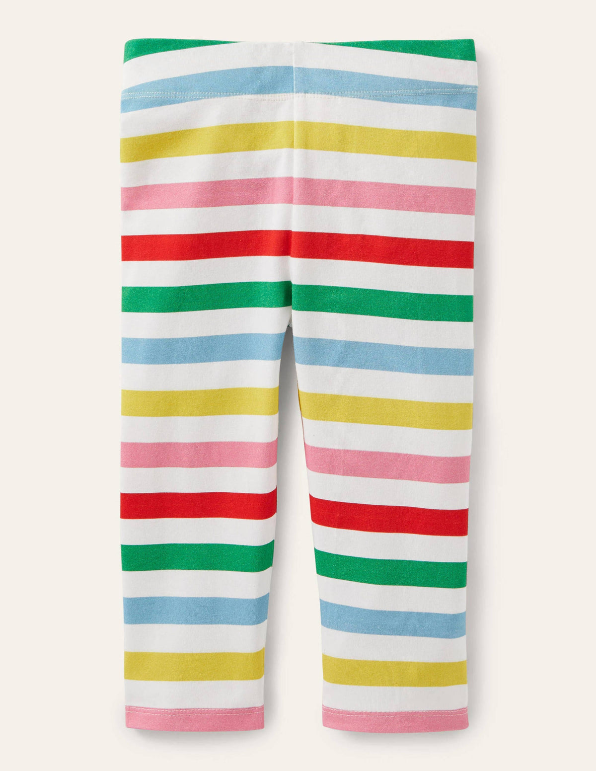 Fun Cropped Leggings-Multi Stripe-1