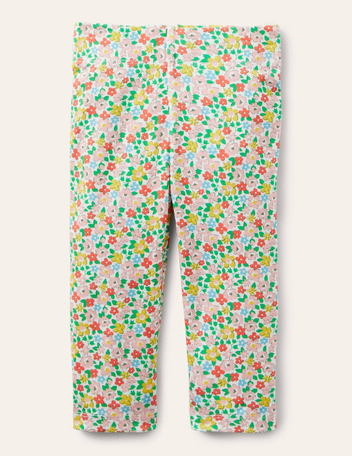Fun Cropped Leggings-Multi Spring Floral - Image 1