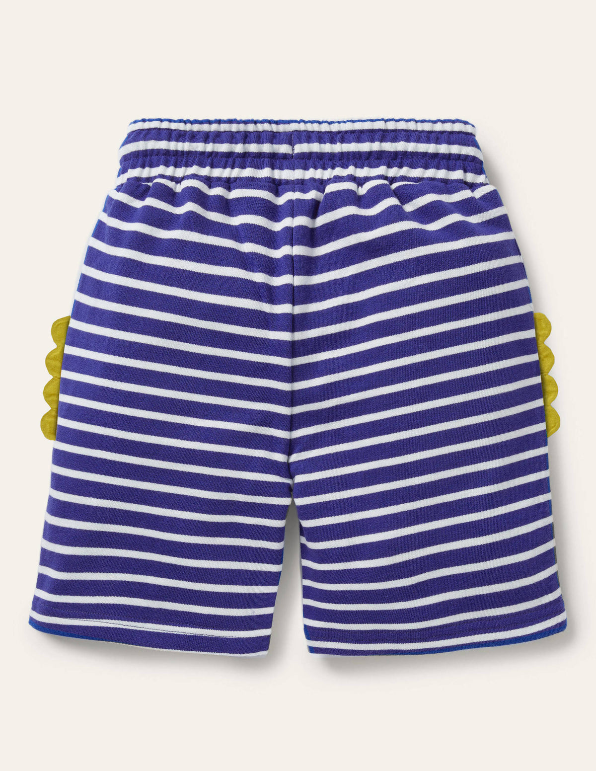 Jersey Appliqué Shorts-Blue Wave/Ivory Seahorse - Image 2