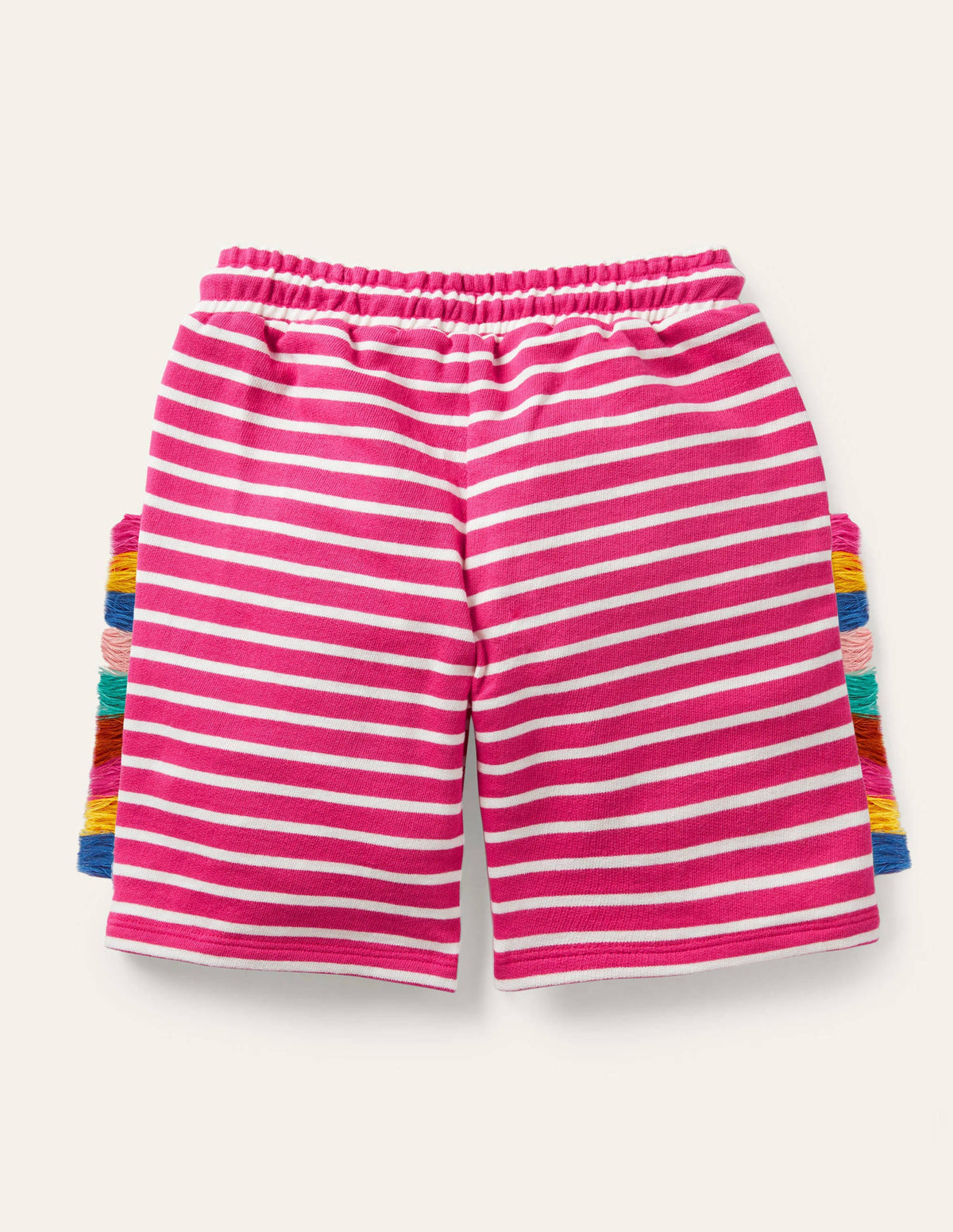 Jersey Appliqué Shorts-Tutti Fruity Pink Giraffe - Image 2