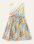 Cross-back Dress-Multi Leopard