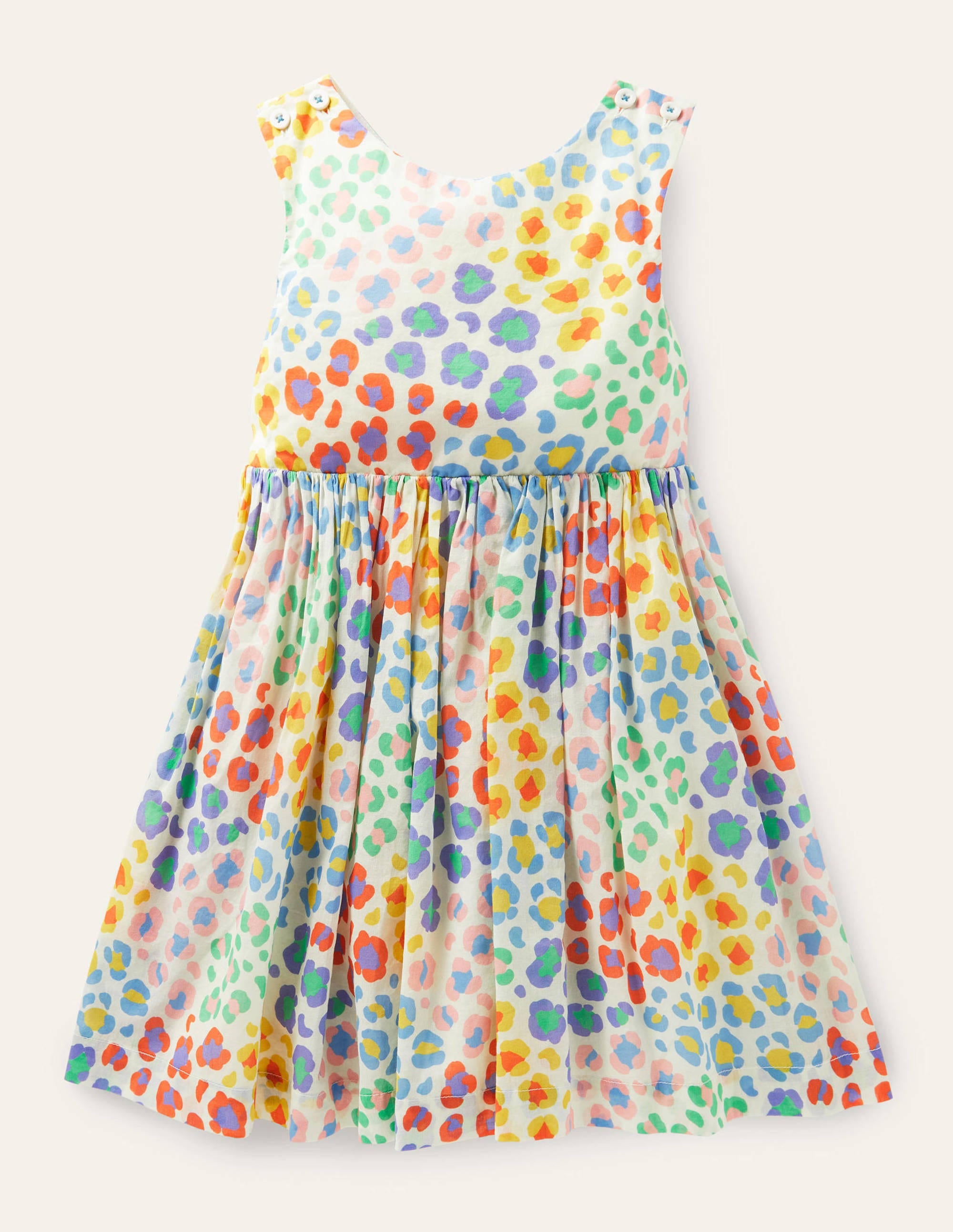 Cross-back Dress-Multi Leopard - Image 1