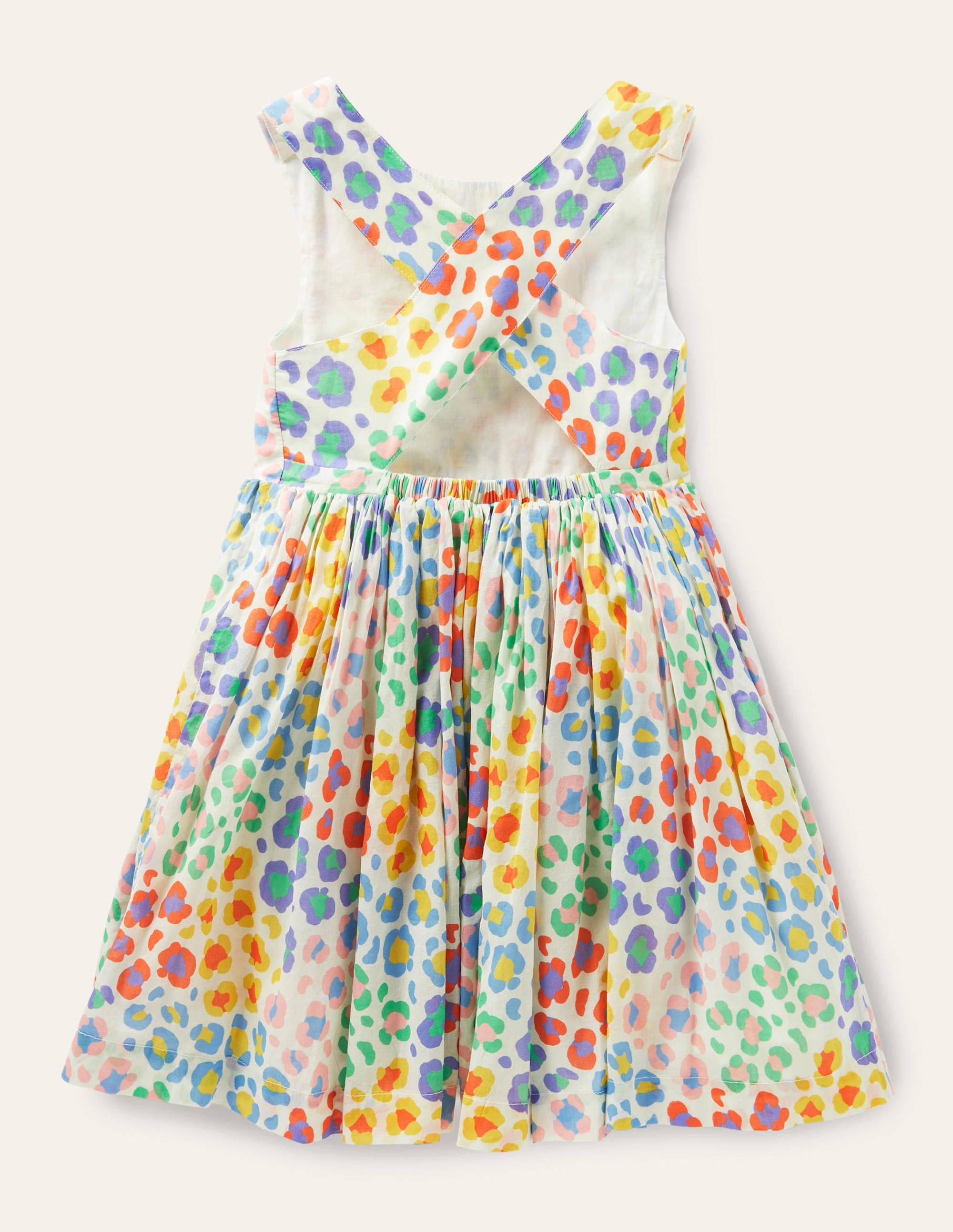 Cross-back Dress-Multi Leopard - Image 2