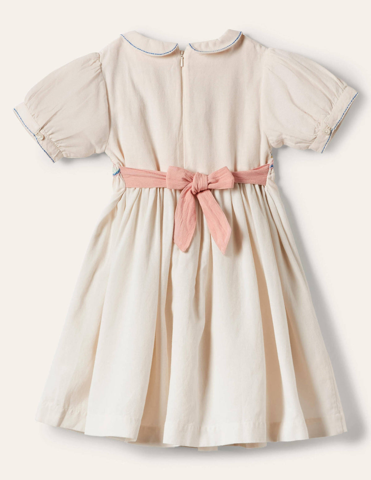 Heirloom Vintage Smock Dress-Ivory-2