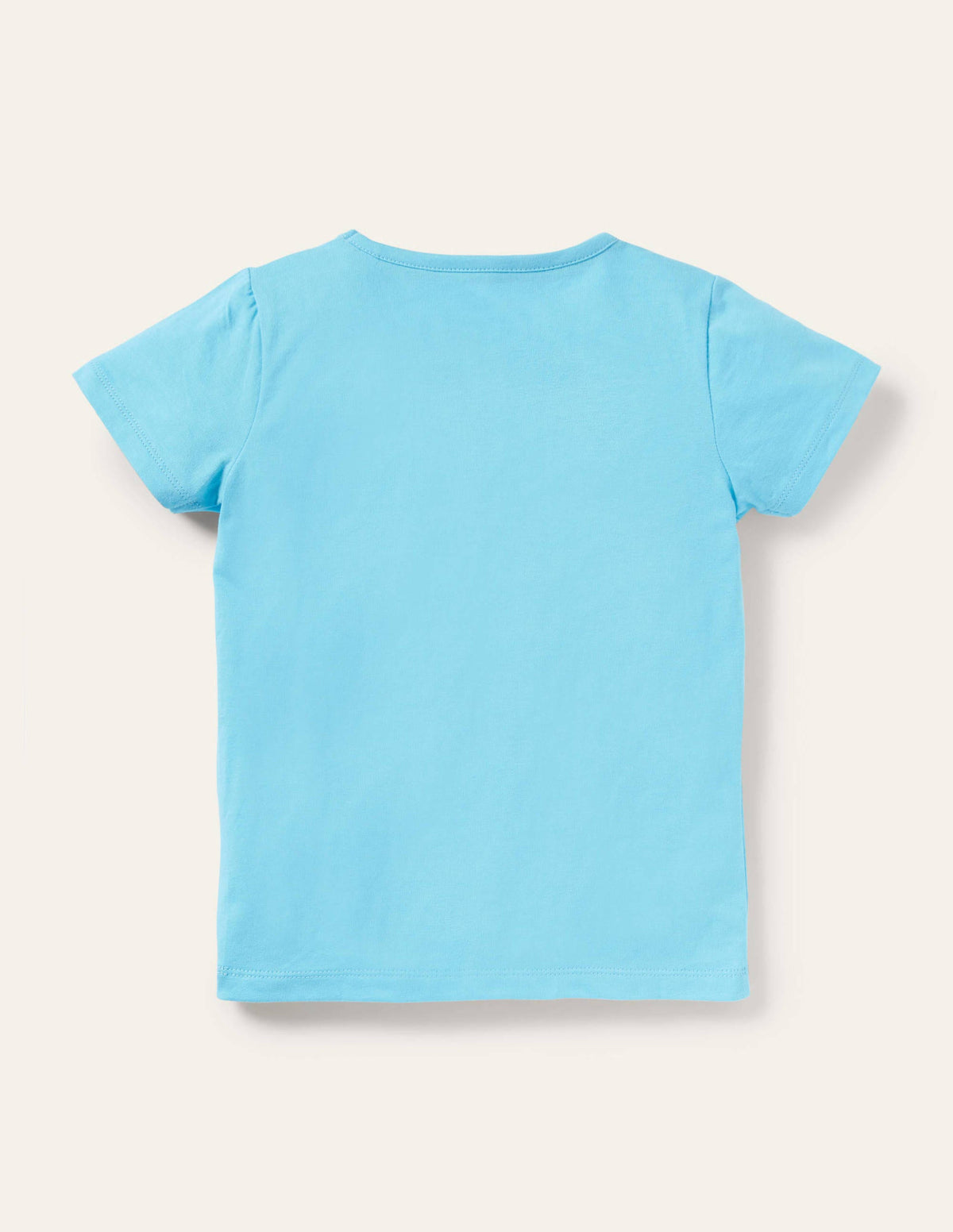 Lift-the-flap T-shirt-Aqua Blue Dog - Image 2