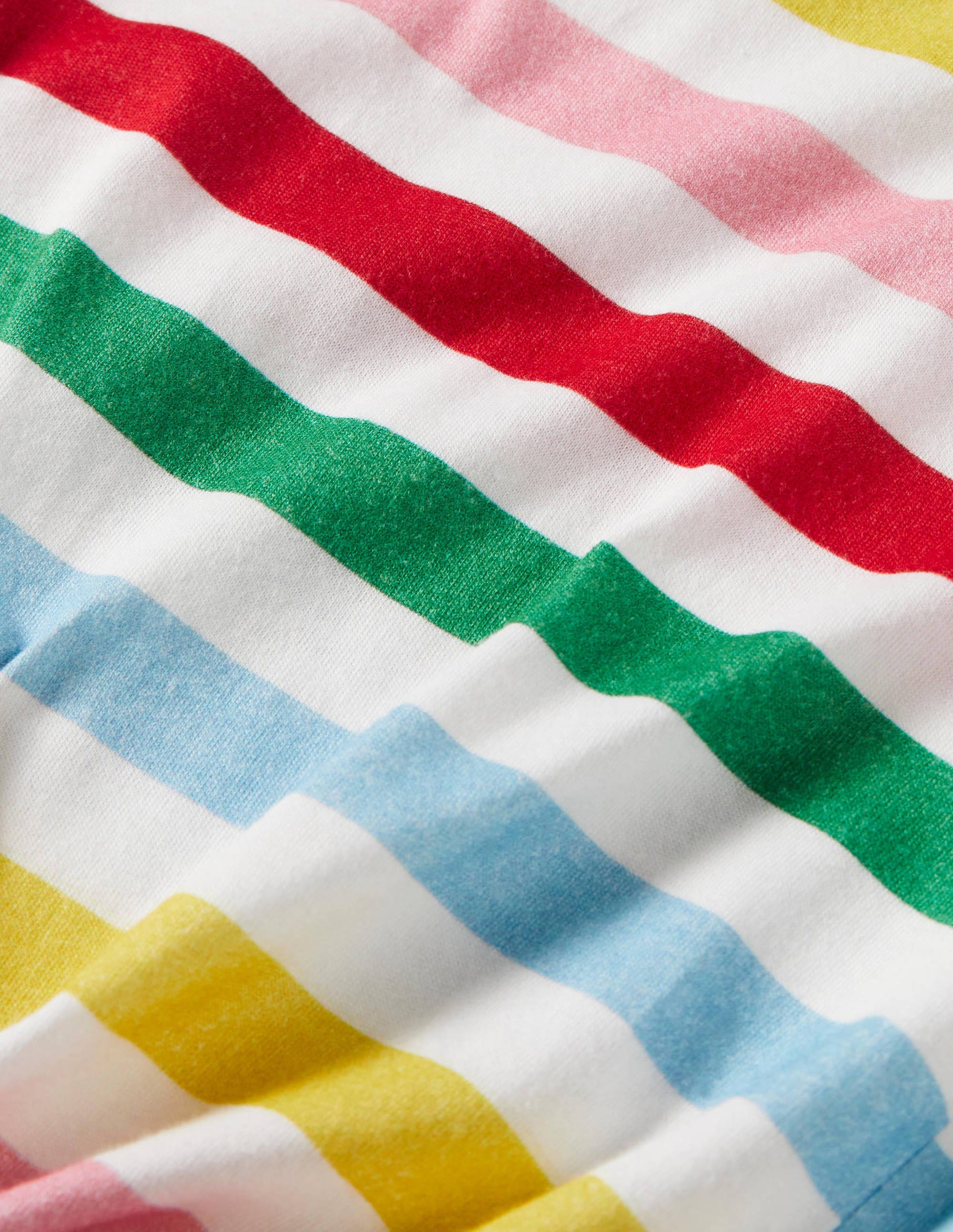 Tie-front T-shirt-Multi Stripe - Image 3