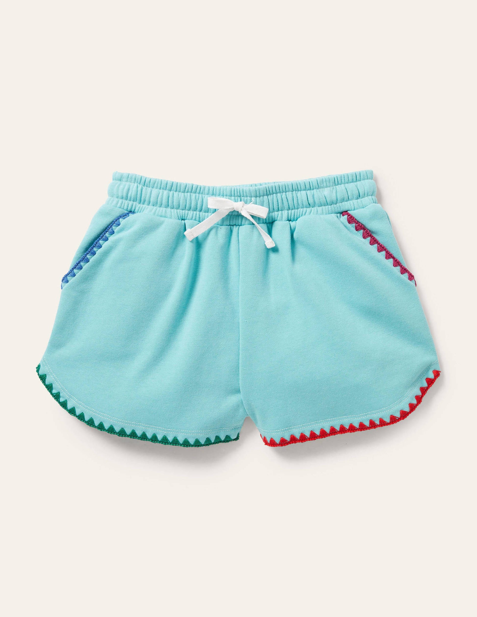 Interest Jersey Shorts-Coastal Shade Blue-1