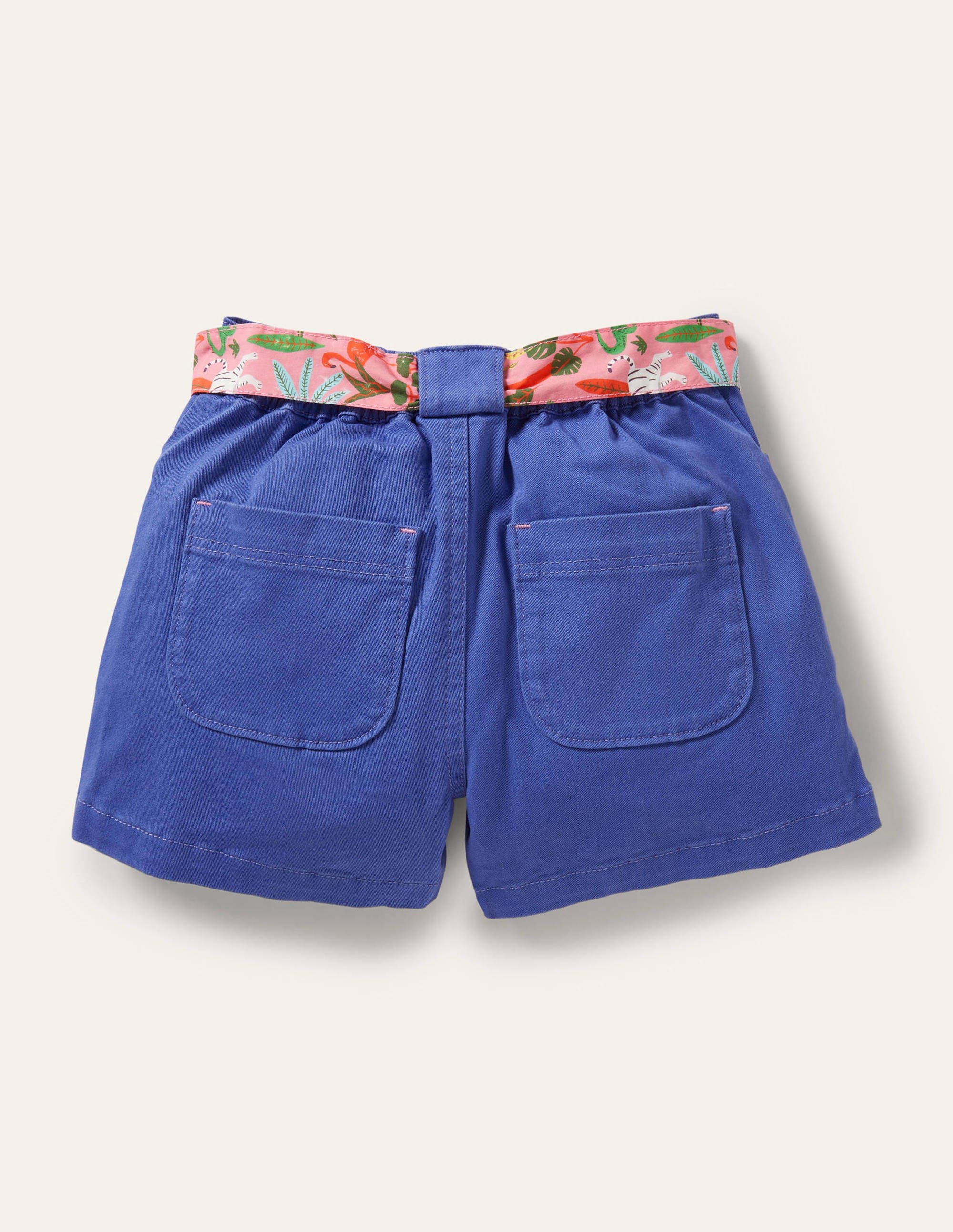 Twill Cargo Shorts-Bluebell - Image 2