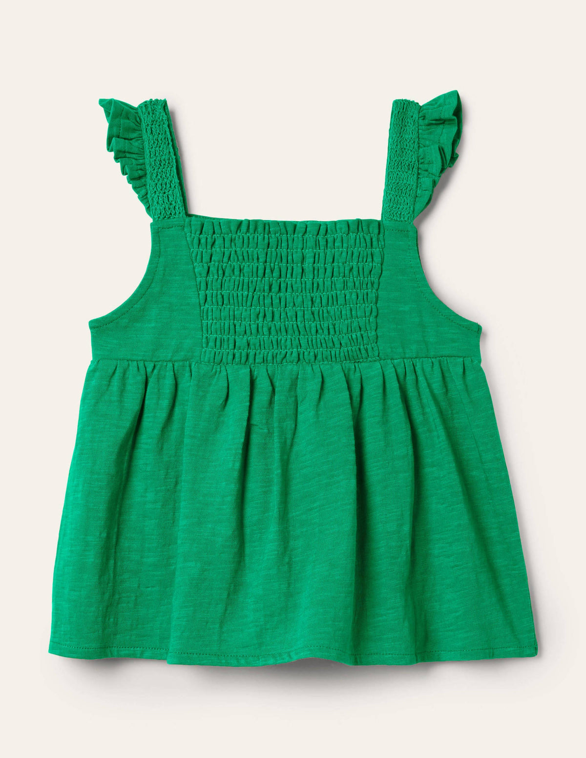 Crochet Tank Top-Green pepper - Image 2