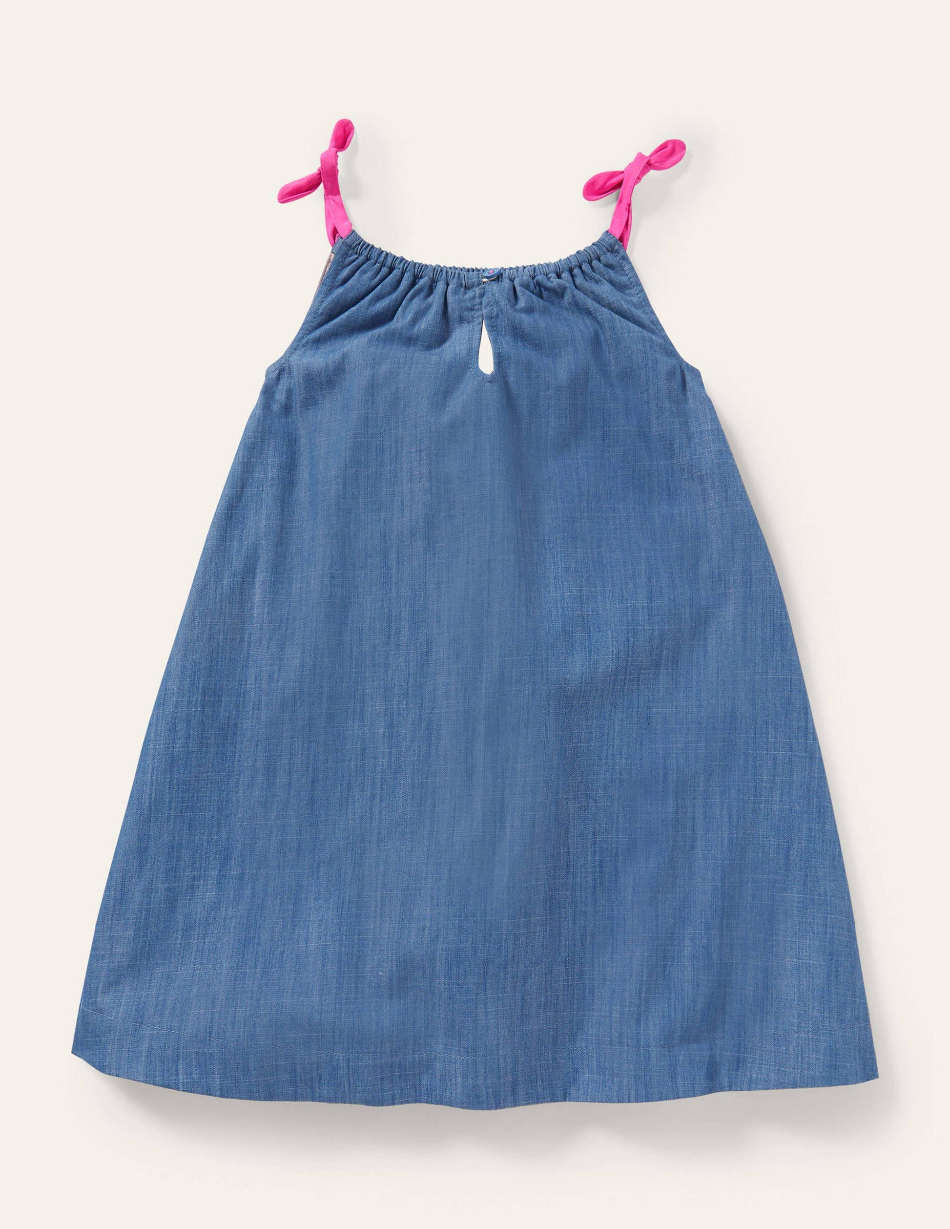 Chambray Giraffe Dress-Chambray Giraffes-2