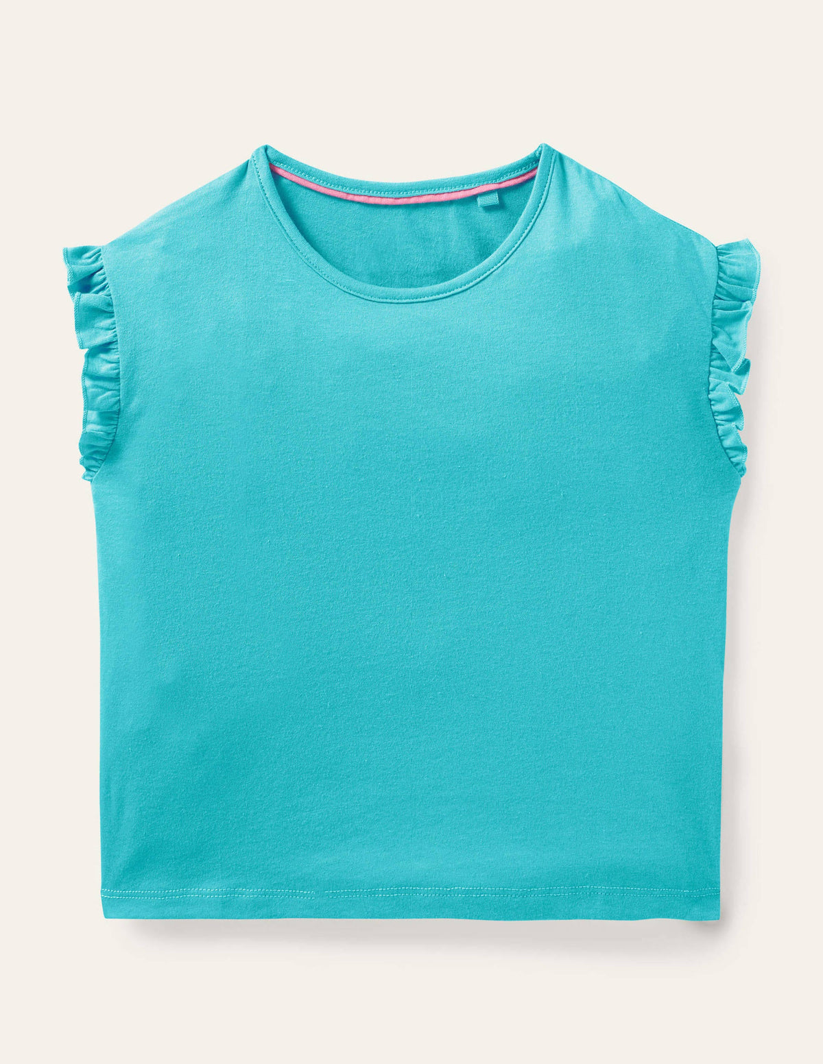Faye Jersey Top-Turquoise - Image 1