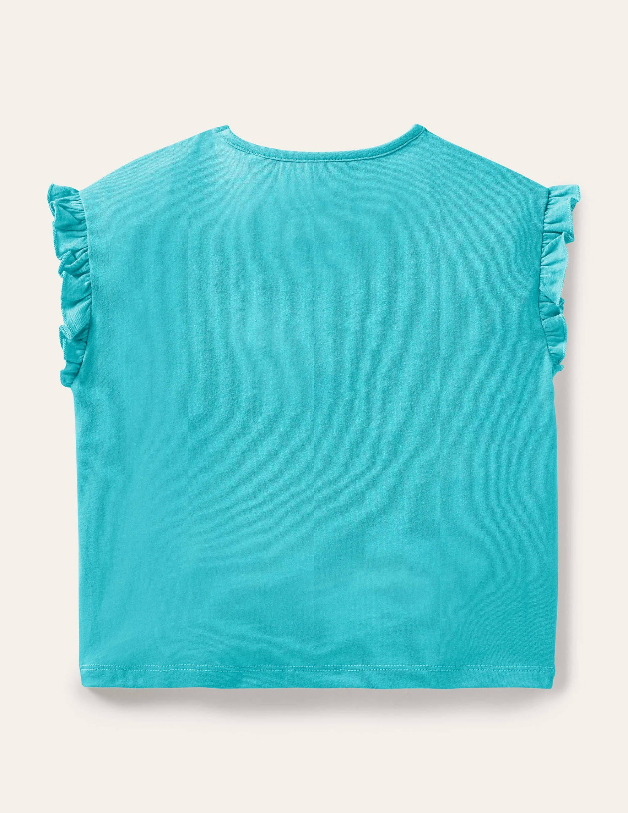 Faye Jersey Top-Turquoise - Image 2