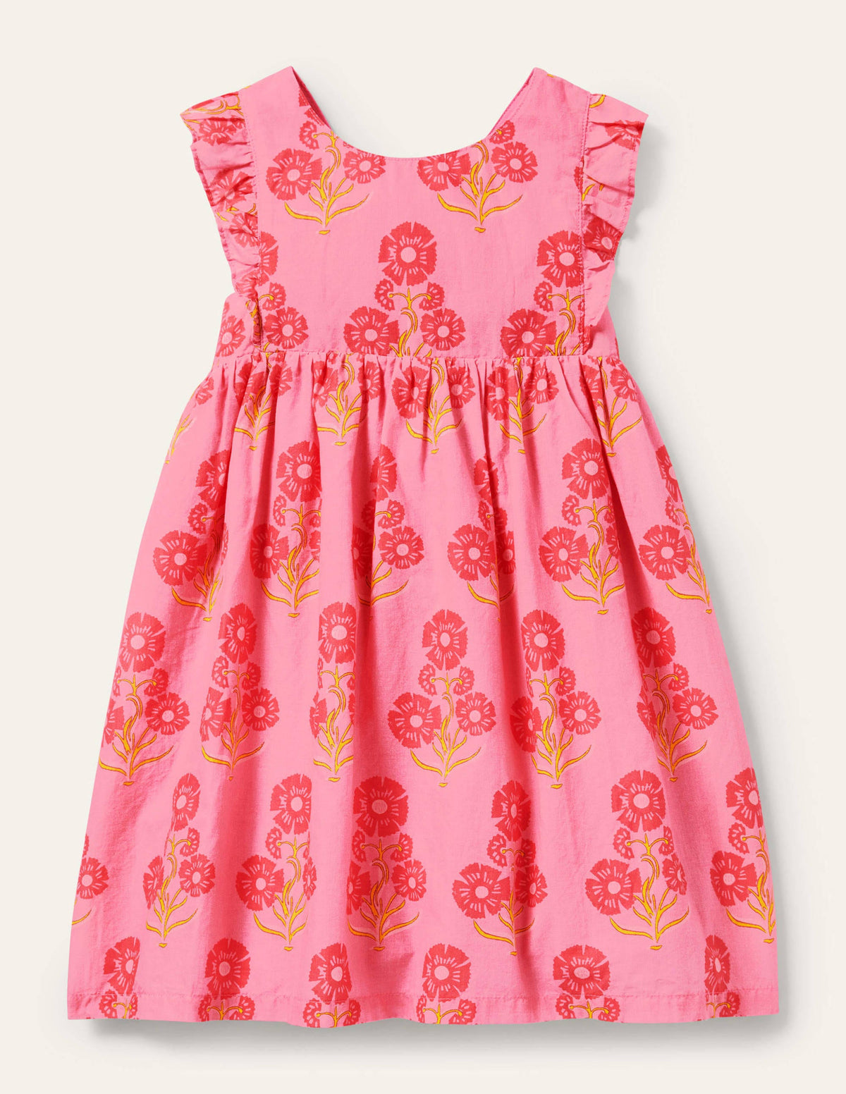 Bow Back Dress-Molly Mahon Floral-1