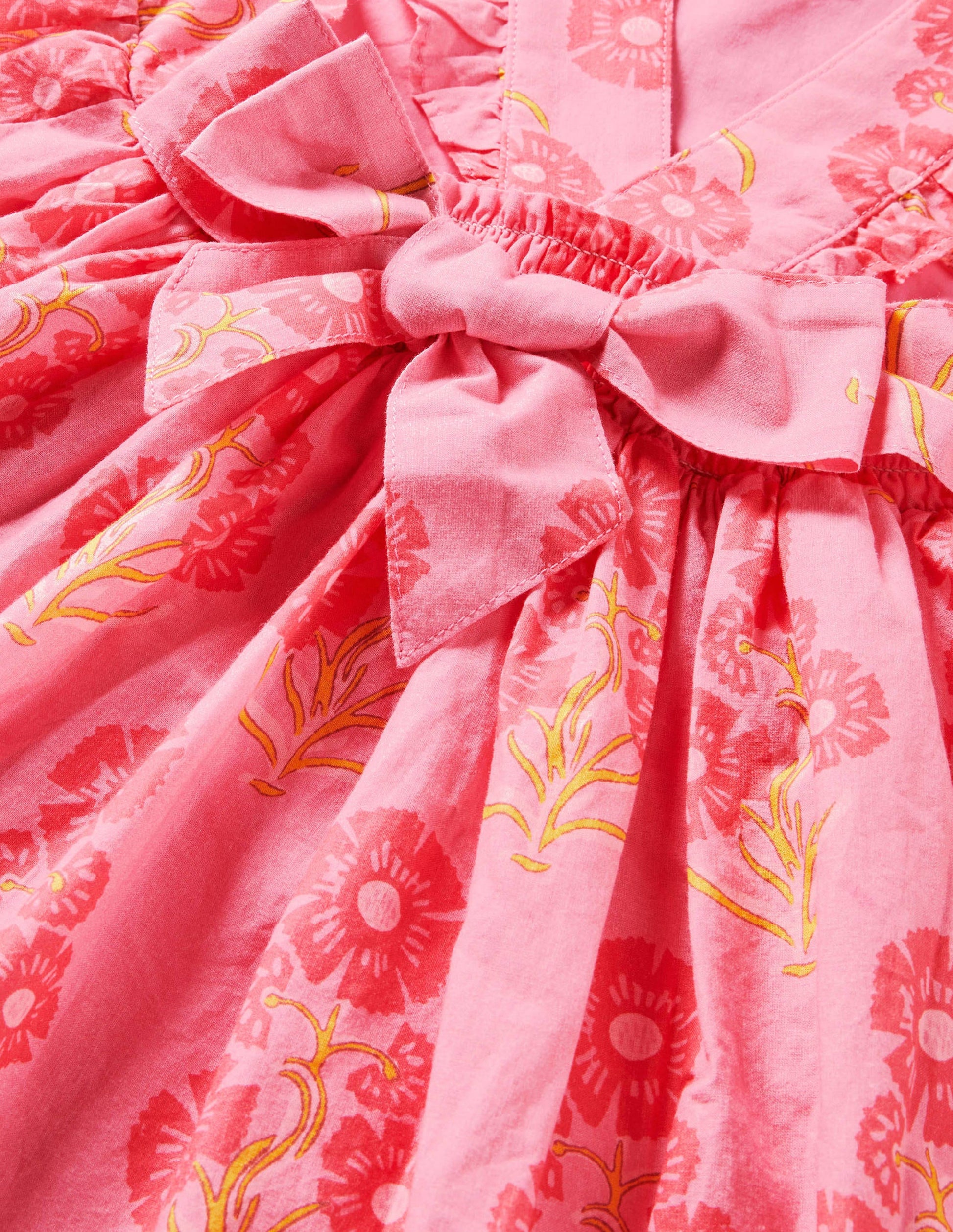 Bow Back Dress-Molly Mahon Floral-3