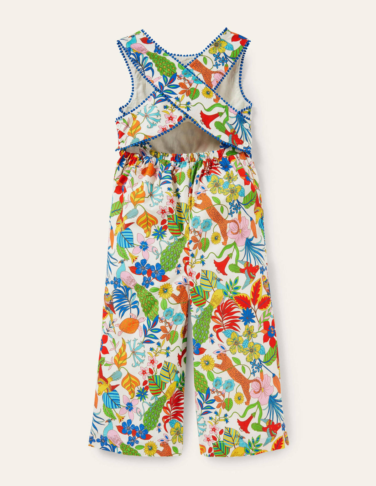 Cross-back Jumpsuit-Mini Me Multi Jungle - Image 2