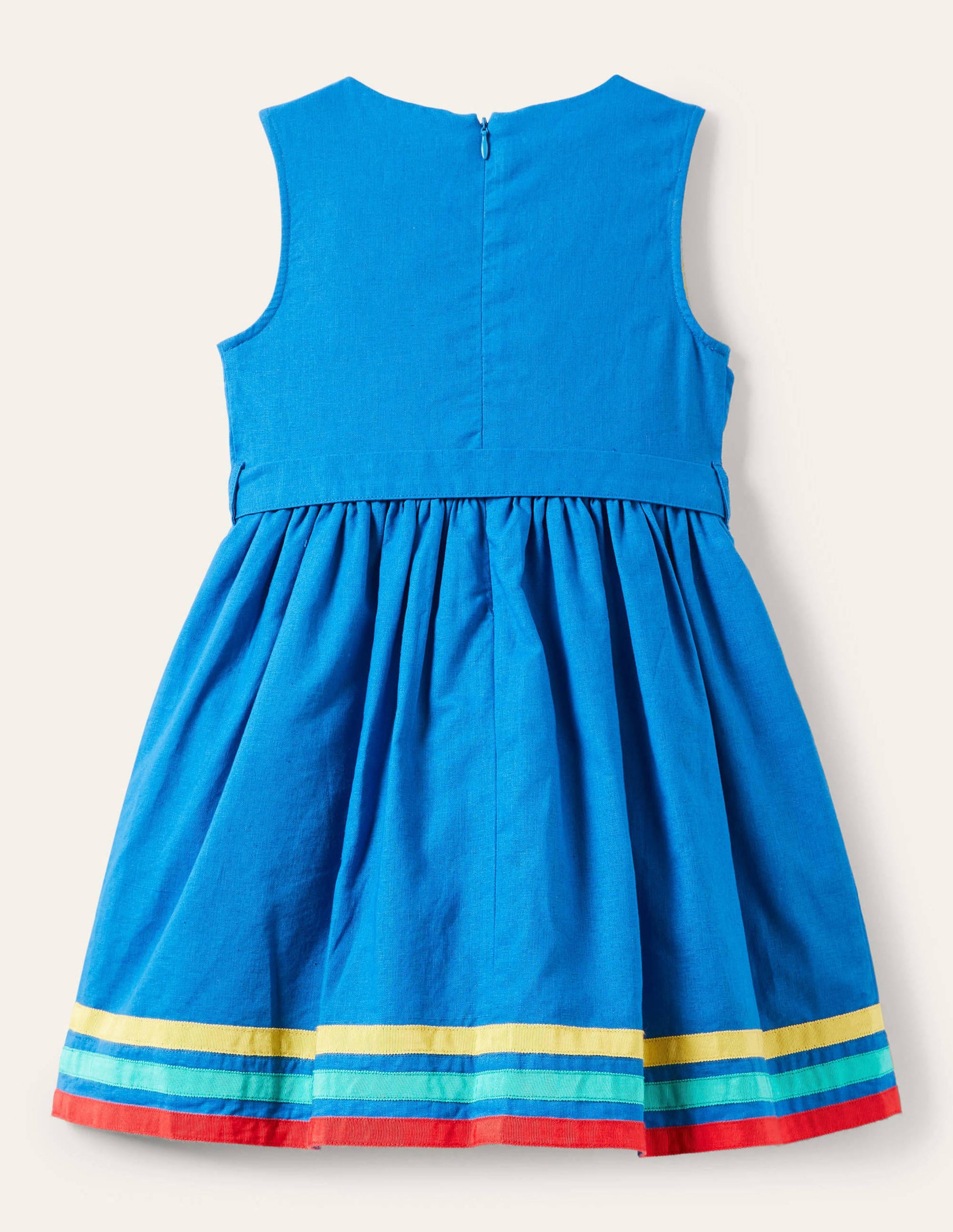 Jungle Vintage Dress-Marina Blue Embroidered-2