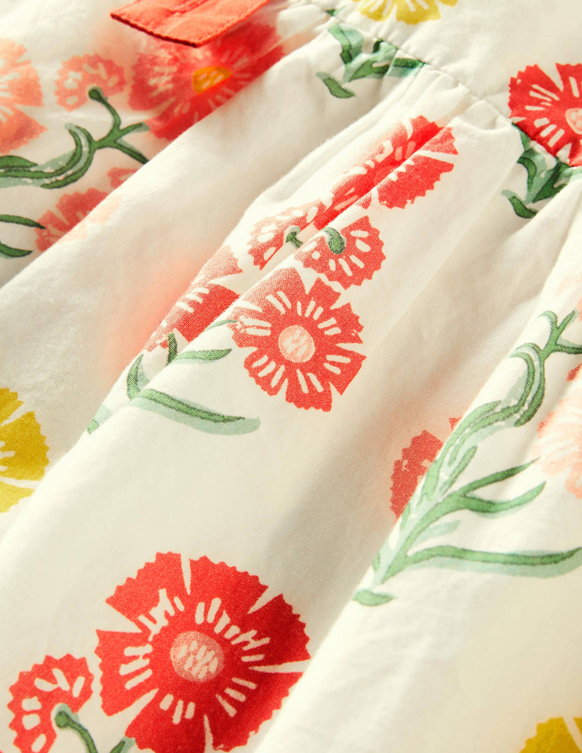Tie Shoulder Printed Top-Molly Mahon Floral - Image 3