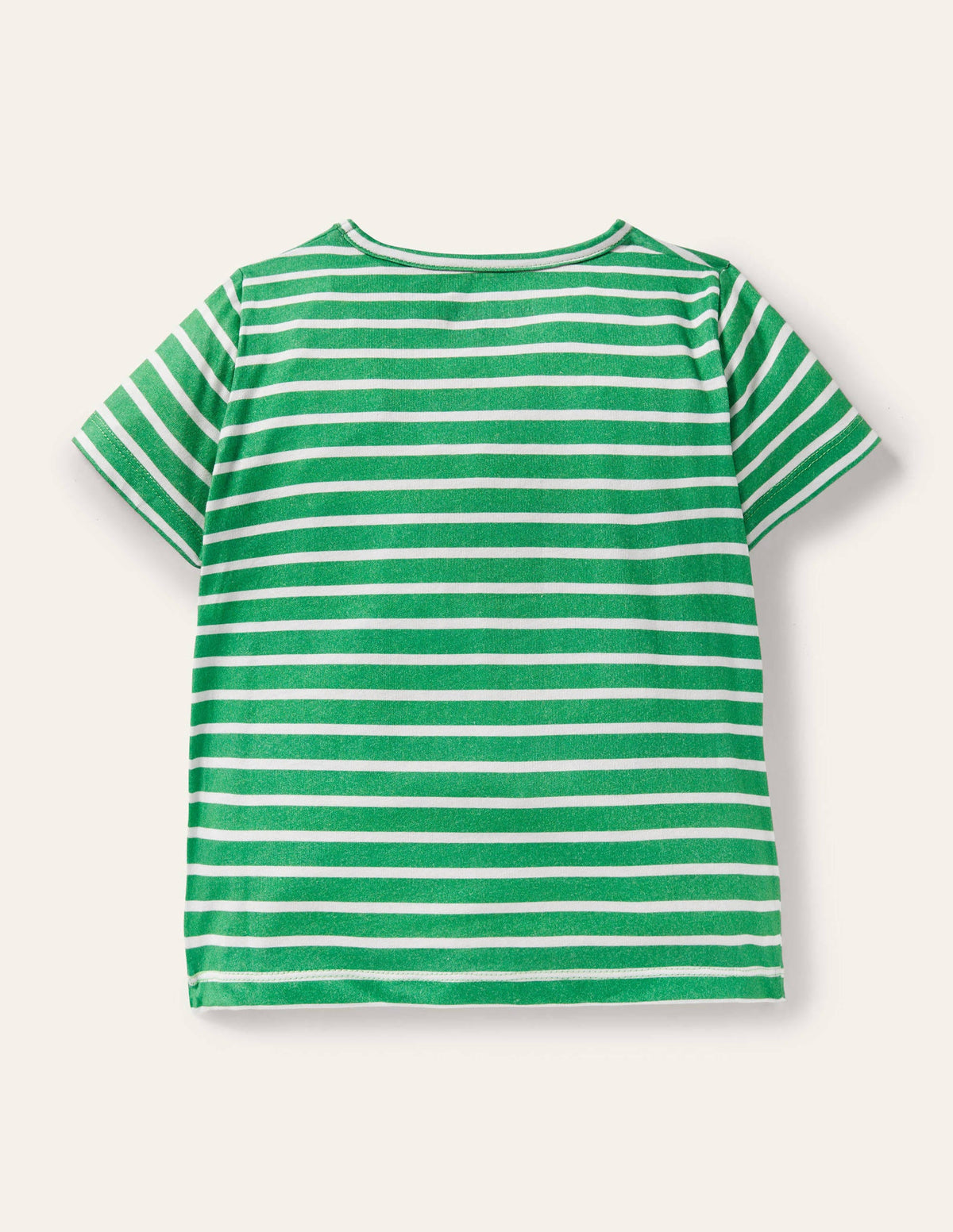Lift-the-flap T-shirt-Tropical Green/ Ivory Giraffe-2