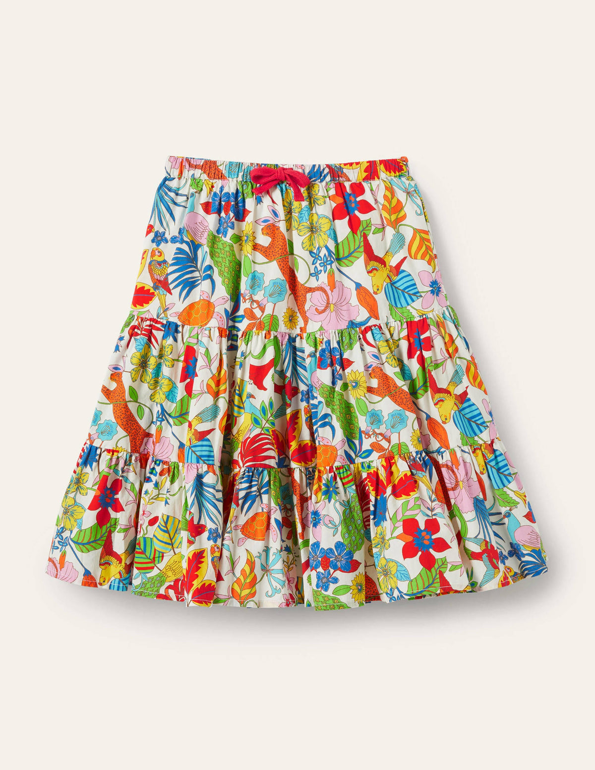 Midi Skirt-Multi Exotic Jungle-1