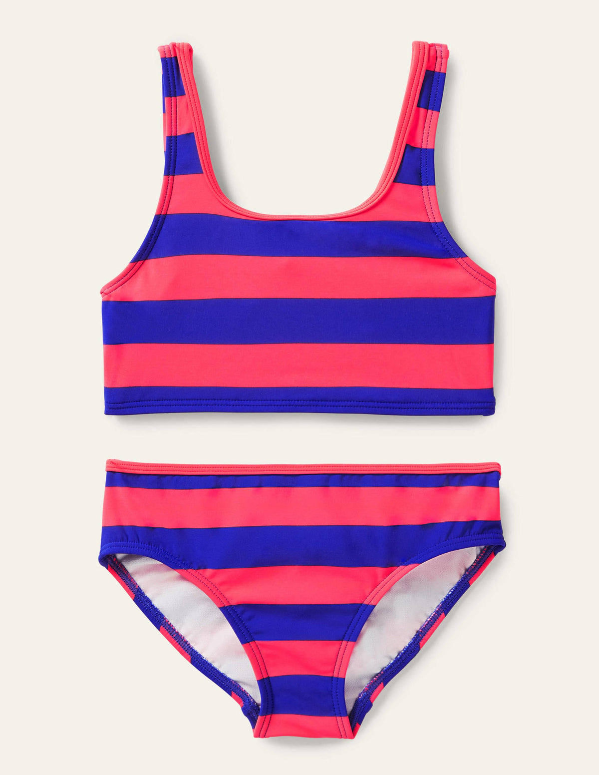 Twist Back Bikini-Coral Reef, Bluebell Stripe-1