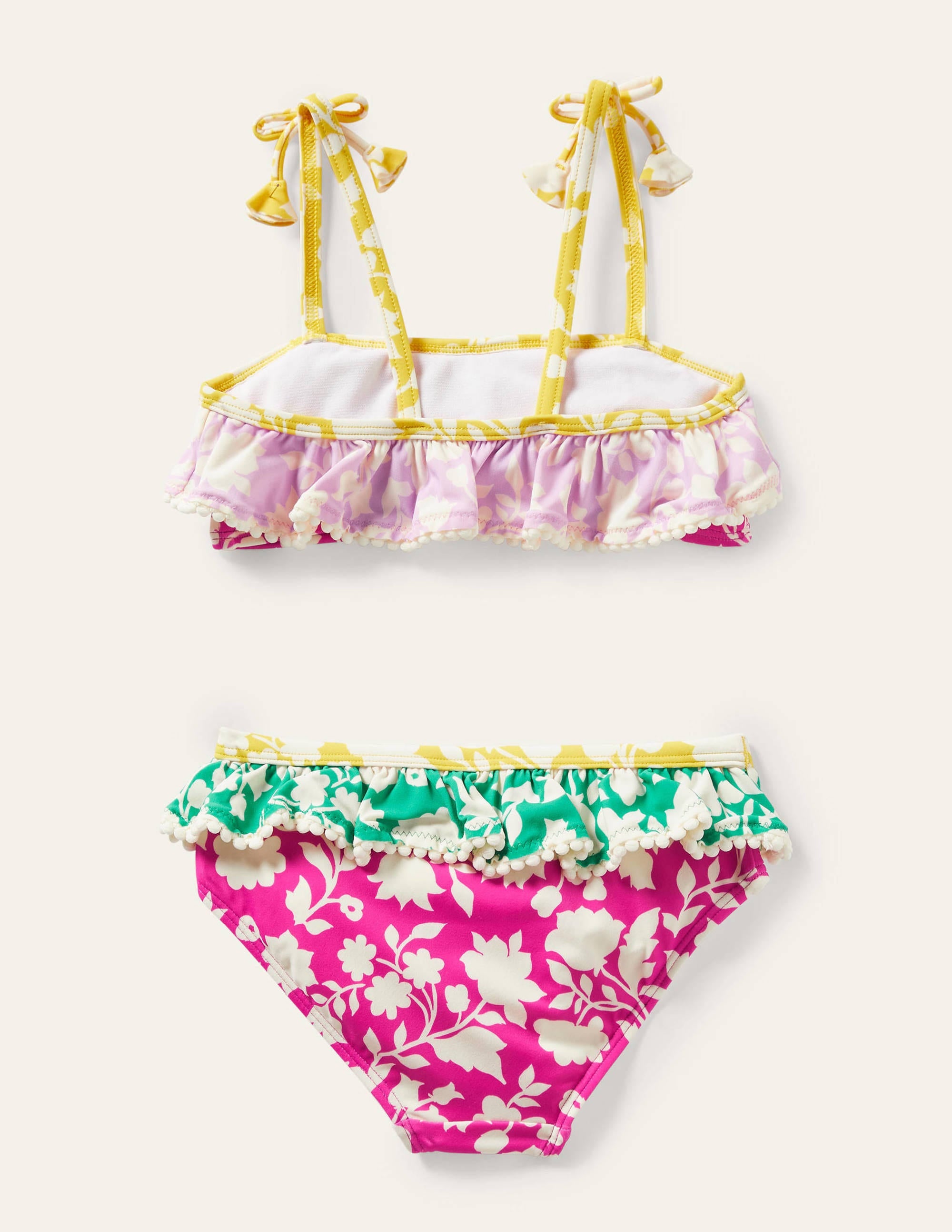 Hotchpotch Frilly Bikini-Very Berry Purple Paisley - Image 2
