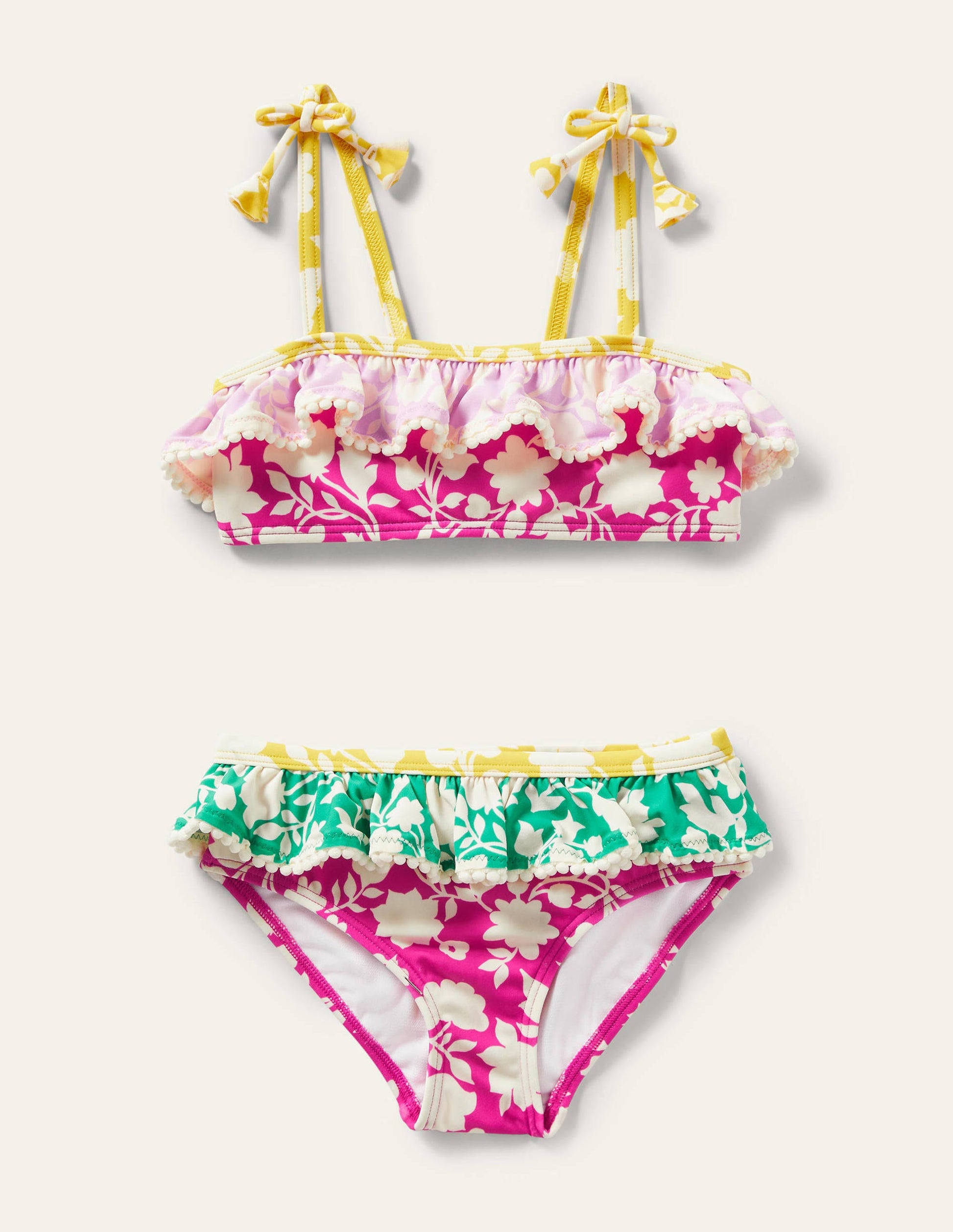 Hotchpotch Frilly Bikini-Very Berry Purple Paisley-1