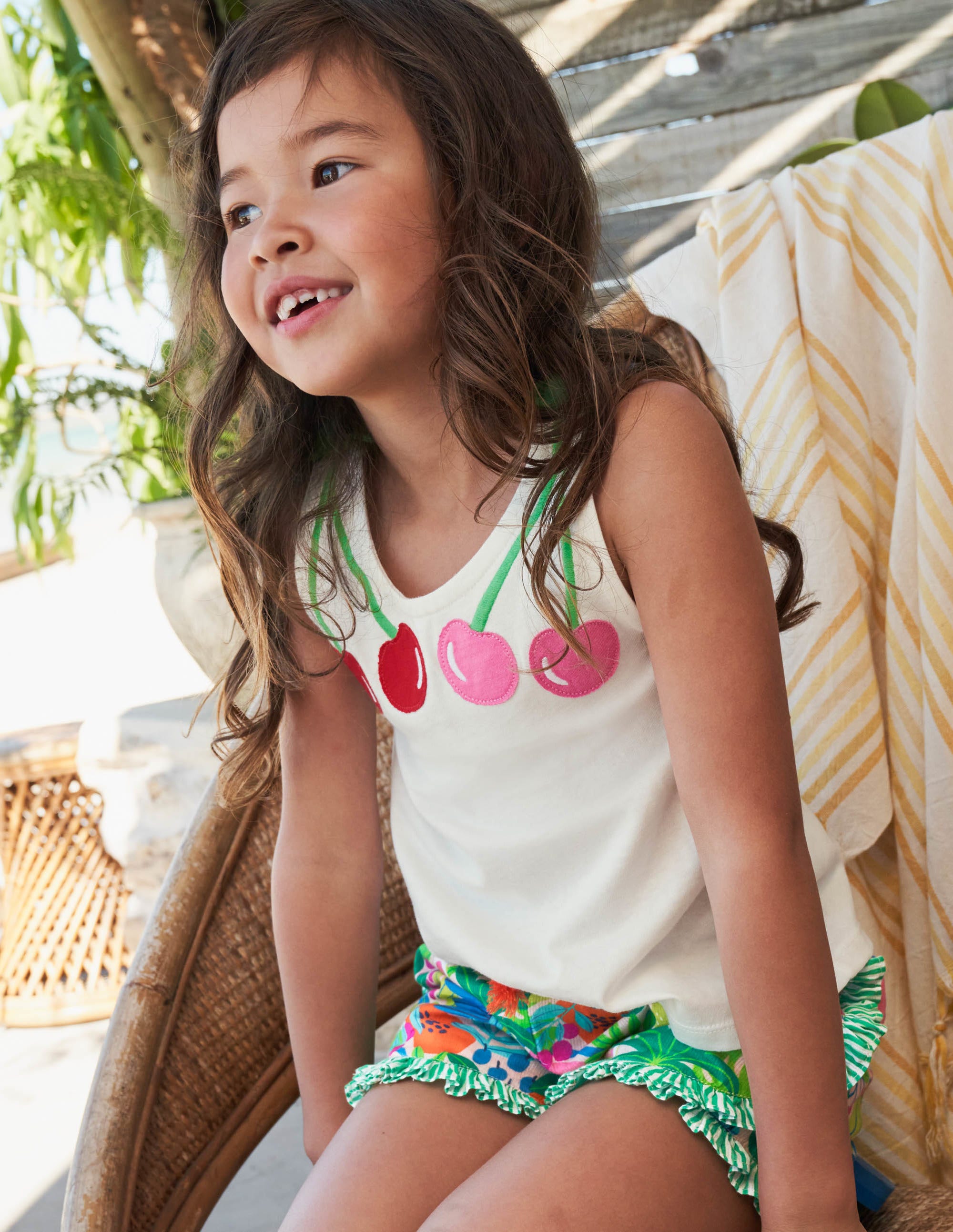 Cherry Tank Top-Ivory Cherry - Image 4