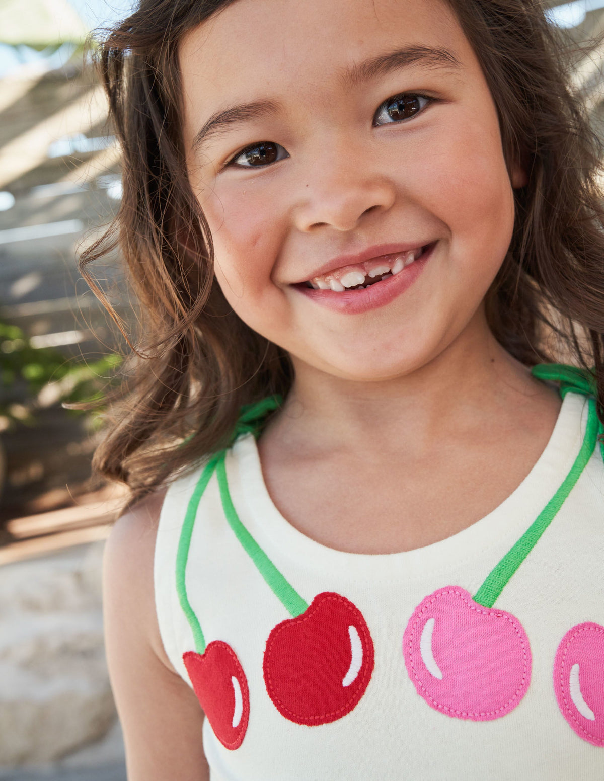 Cherry Tank Top-Ivory Cherry - Image 5