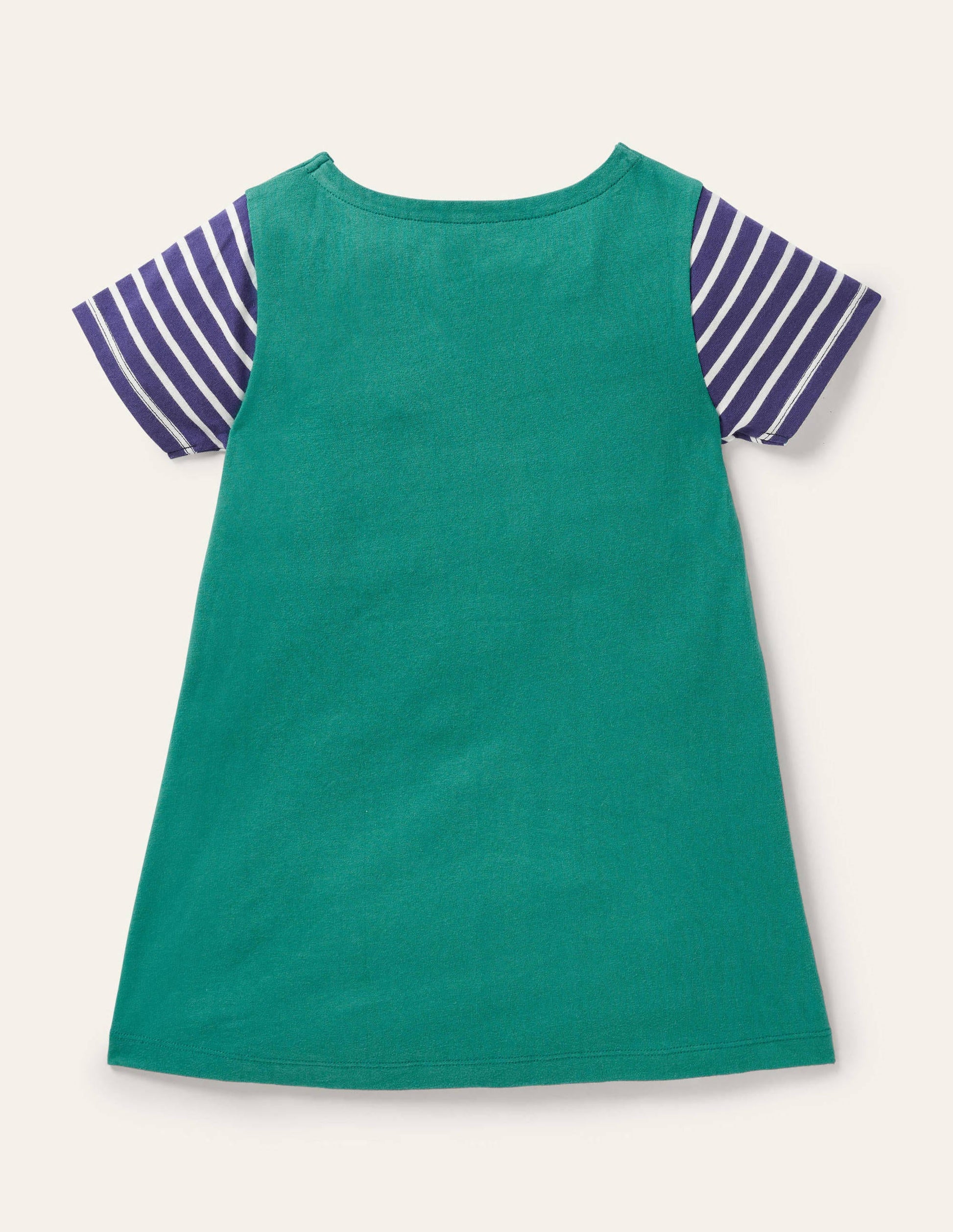 Novelty Pocket Jersey Tunic-Sardinia Green Giraffe-2