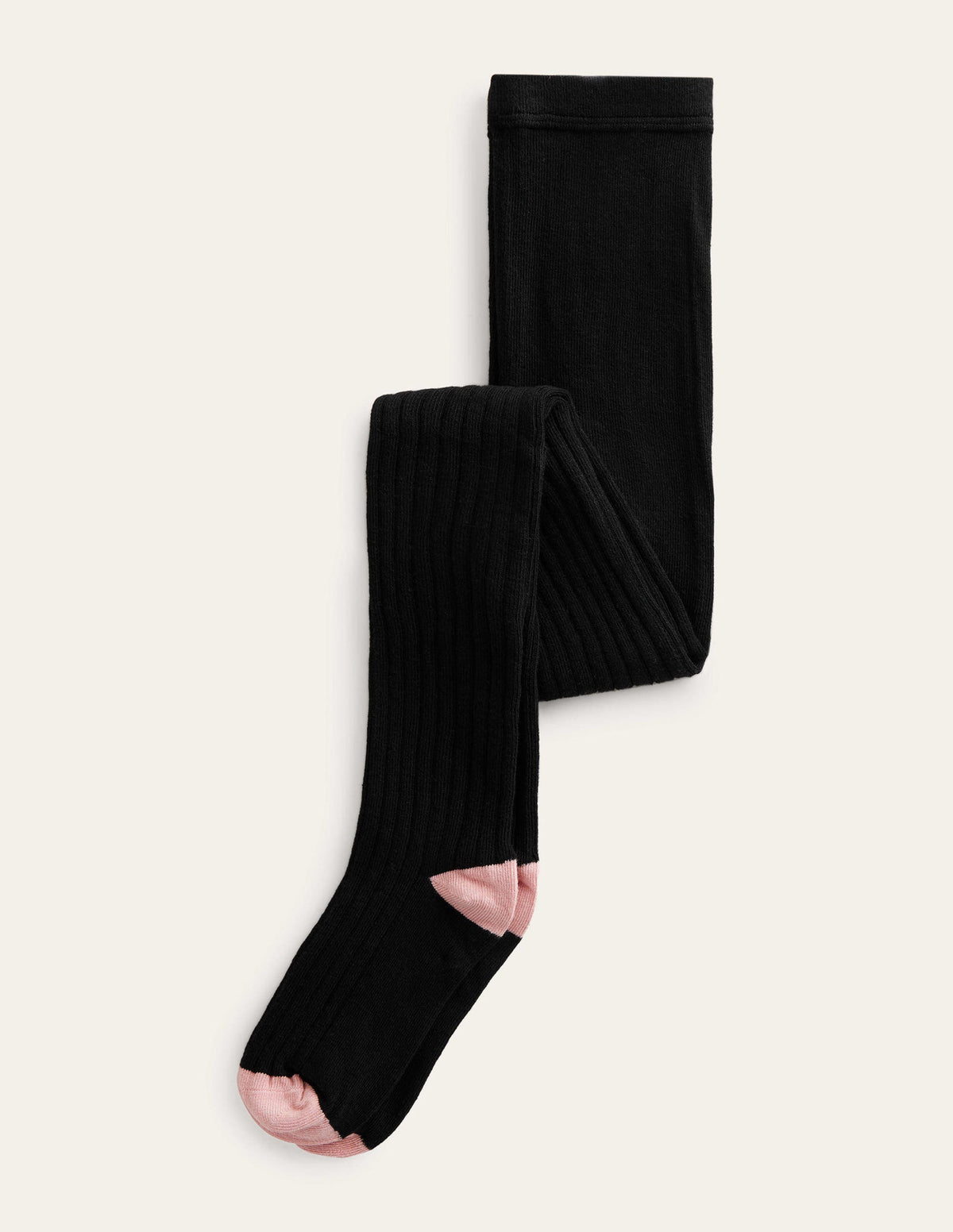 Ribbed Tights-Black - Image 1