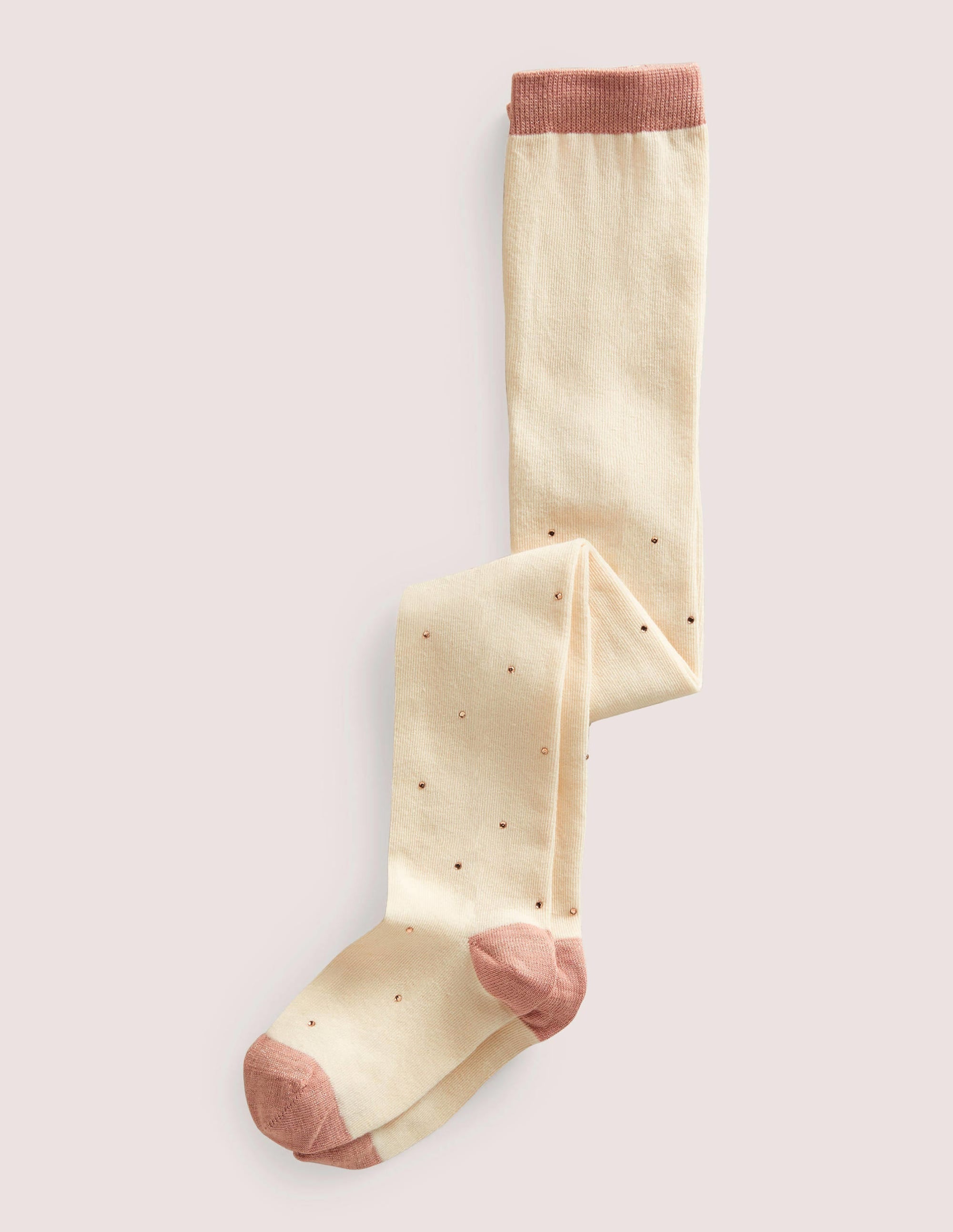 Girls Tights-Multi Sparkle Ivory - Image 1