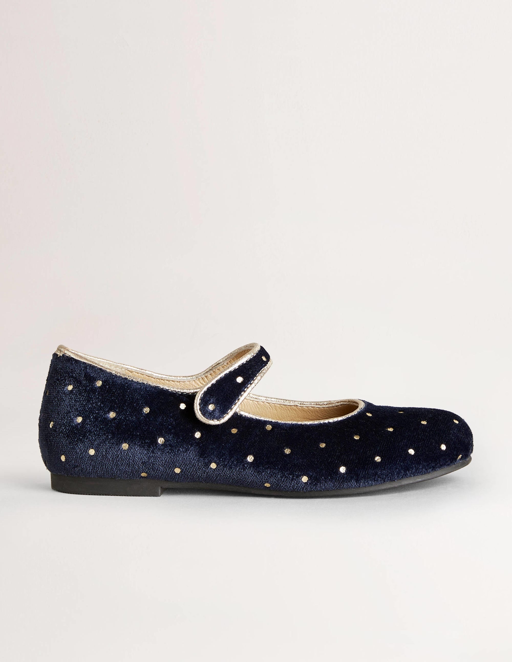 Party Mary Jane Shoes-Navy Spot - Image 1