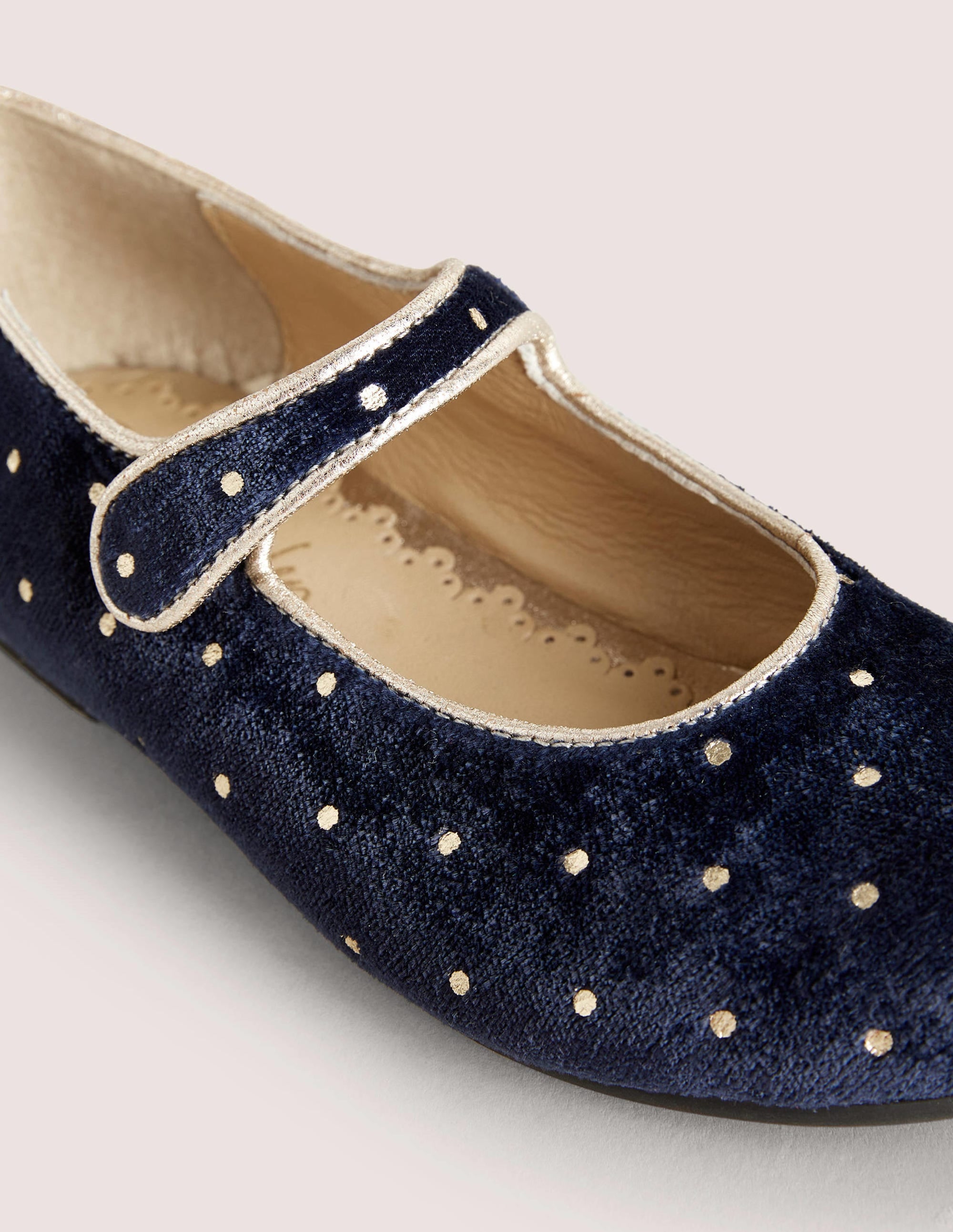 Party Mary Jane Shoes-Navy Spot - Image 3