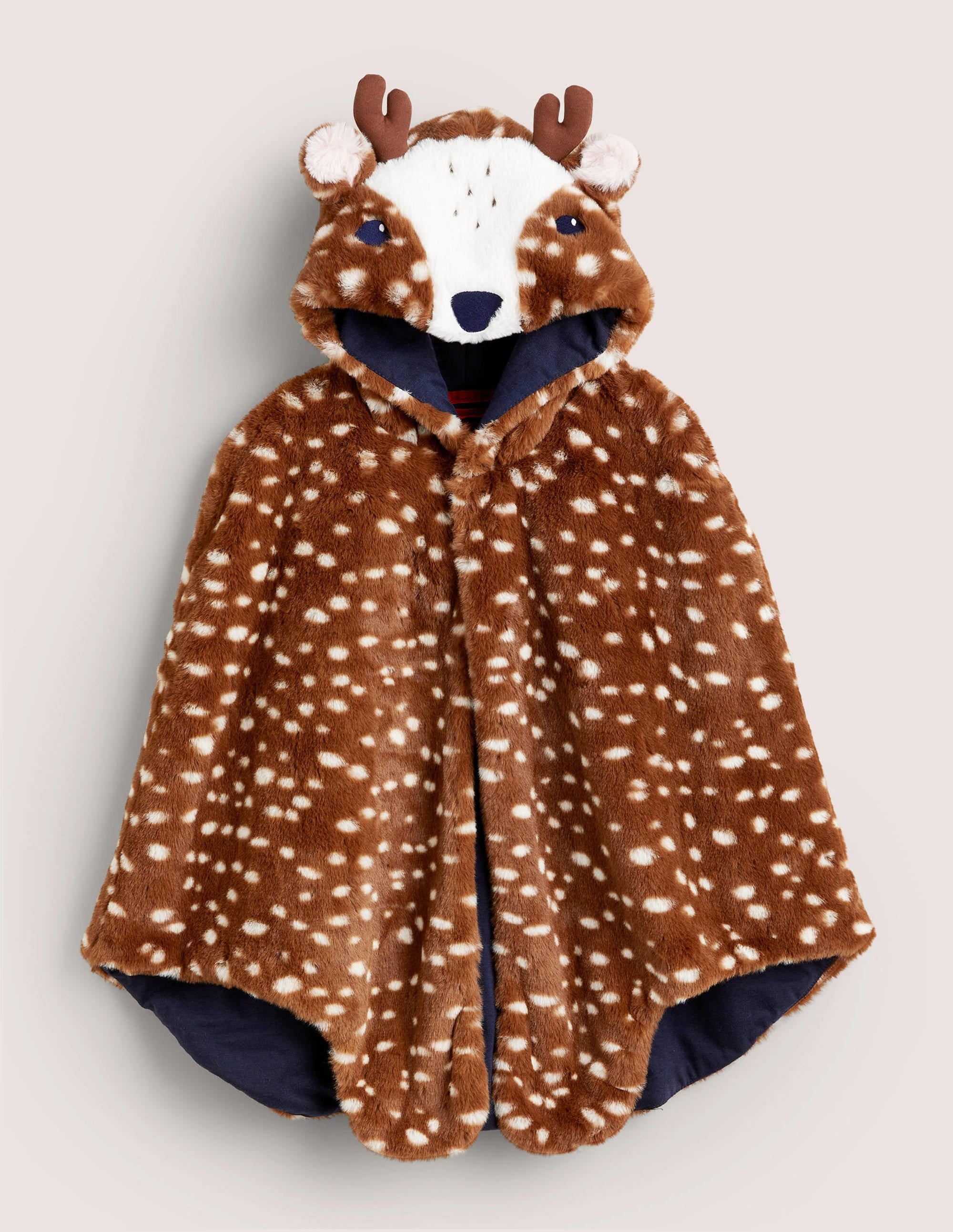 Fancy Dress Faux Fur Cape-Brown Deer - Image 1