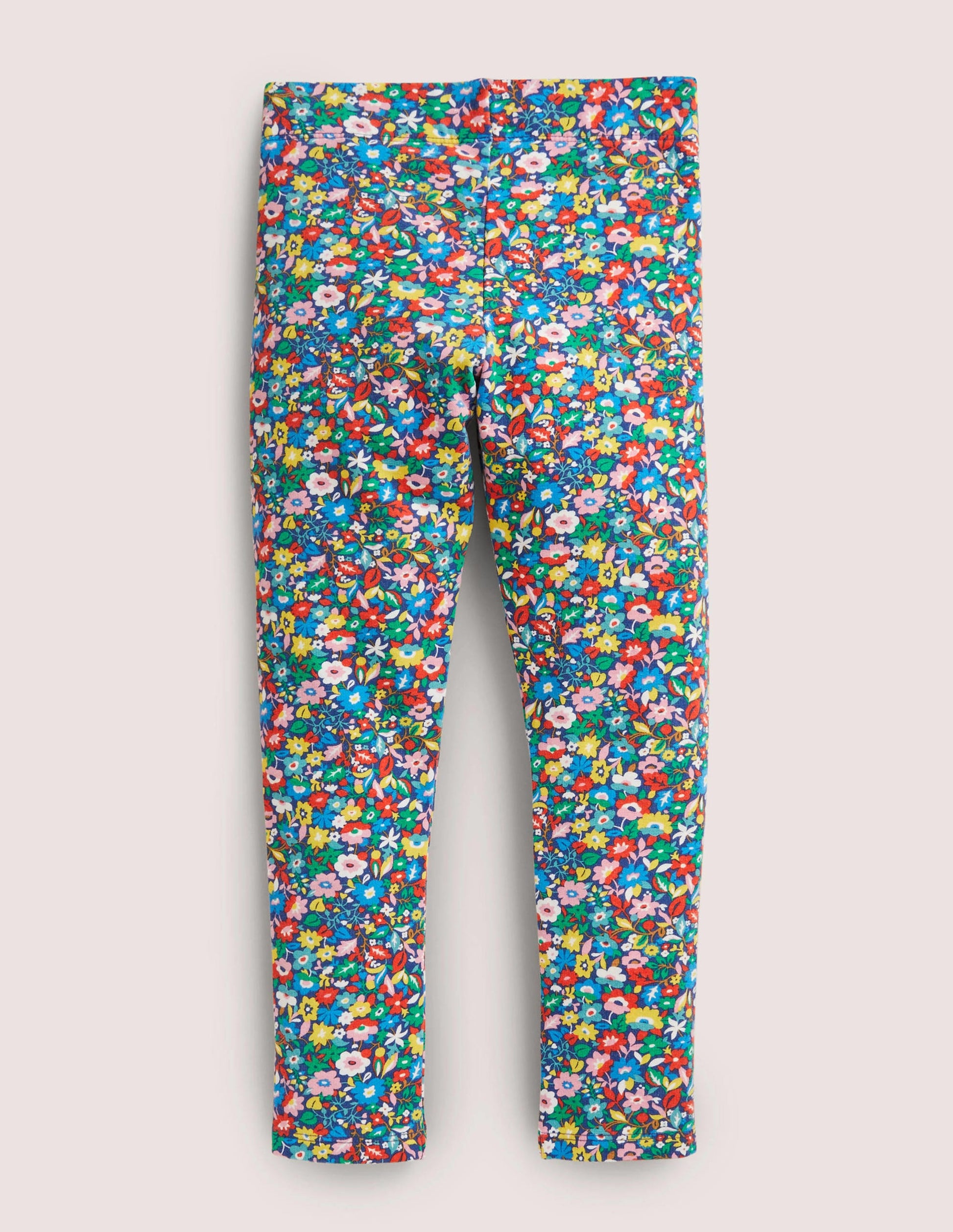 Fun Cosy Leggings-Multi Patchwork Floral-2