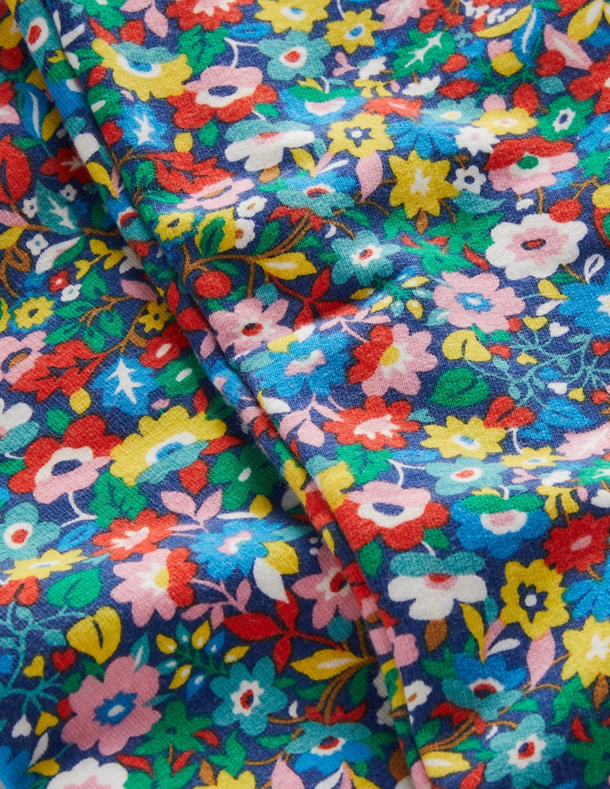 Fun Cosy Leggings-Multi Patchwork Floral-3