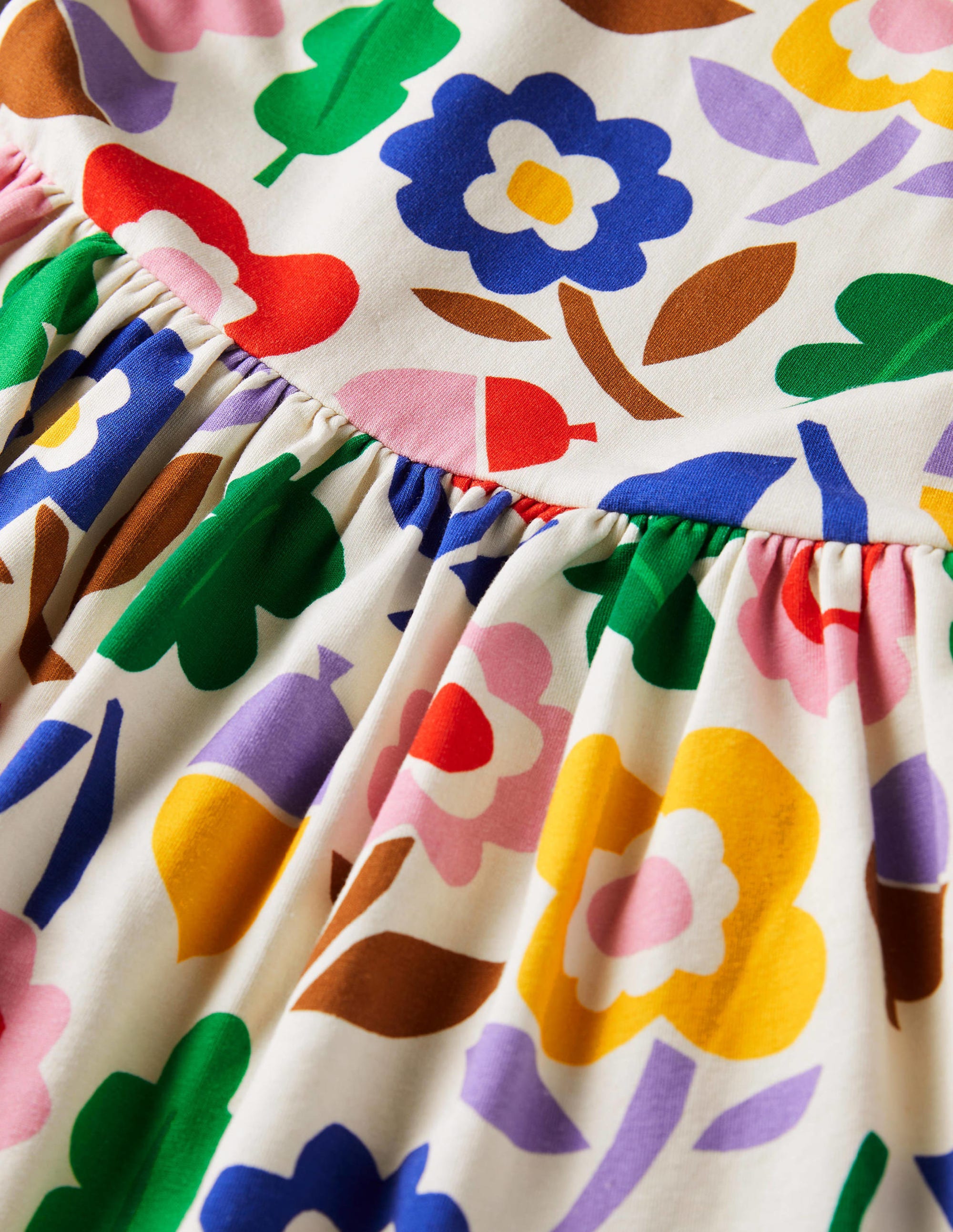 Jersey Sweatshirt Dress-Vanilla Pod Autumn Days - Image 3