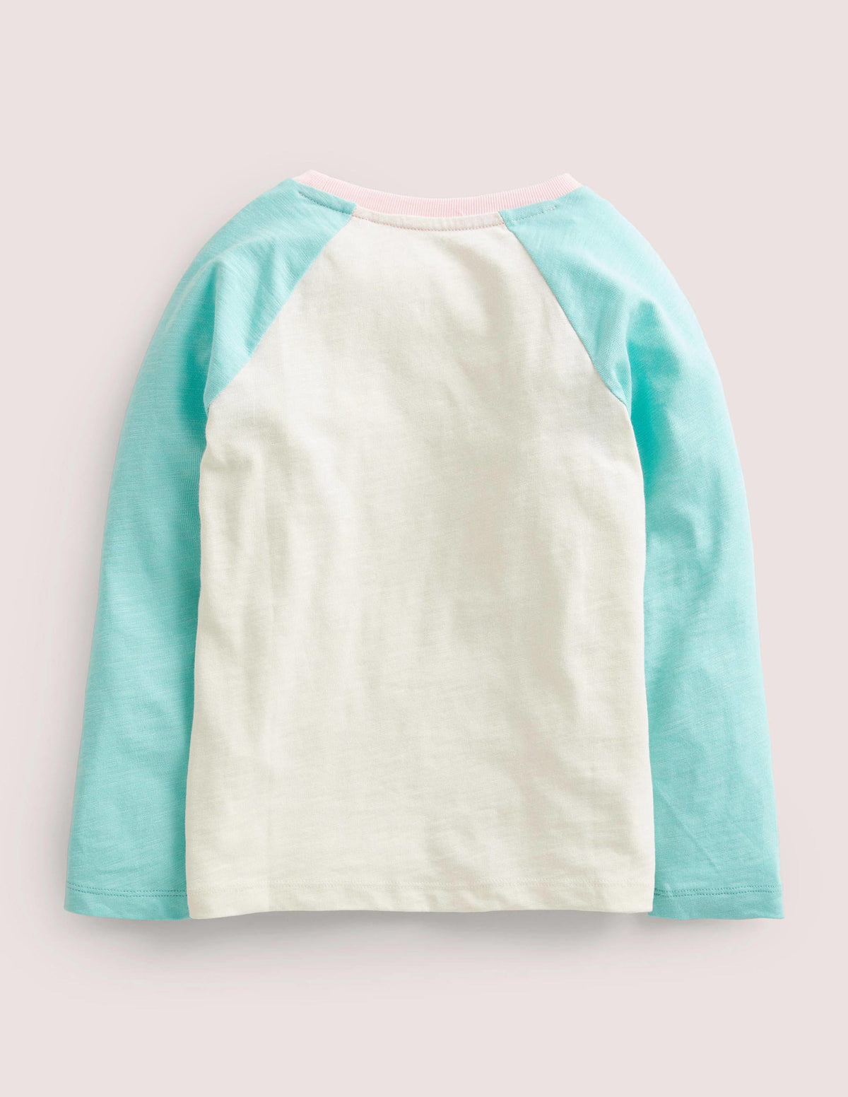 Slub Raglan T-shirt-Ivory/Gold Confetti Star - Image 2