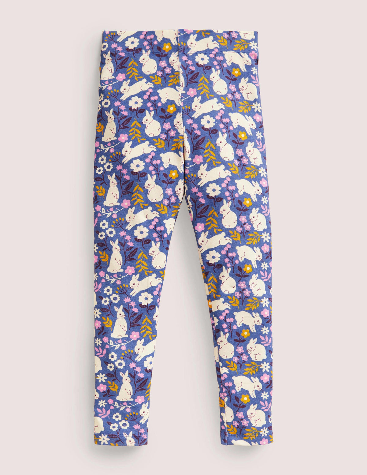 Fun Leggings-Riviera Blue Bunnies-1