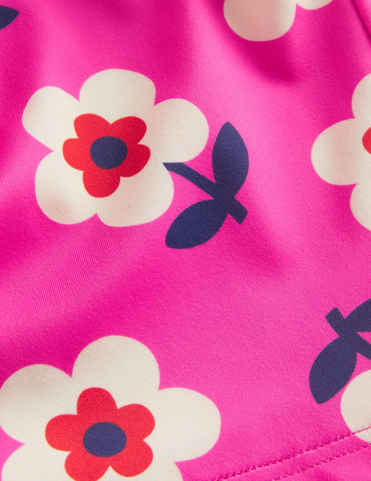 Patterned Swim Shorts-Tickled Pink Daisy - Image 3