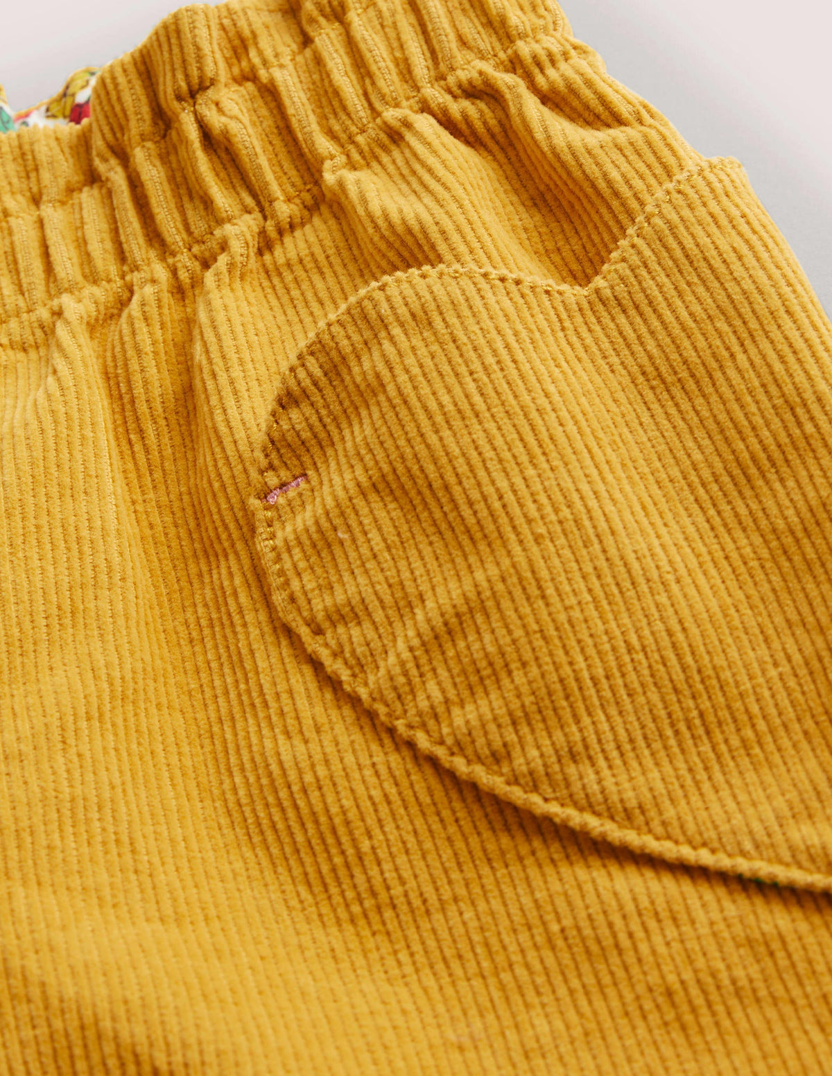 Wide Leg Pull On Pants-Oil Yellow - Image 3