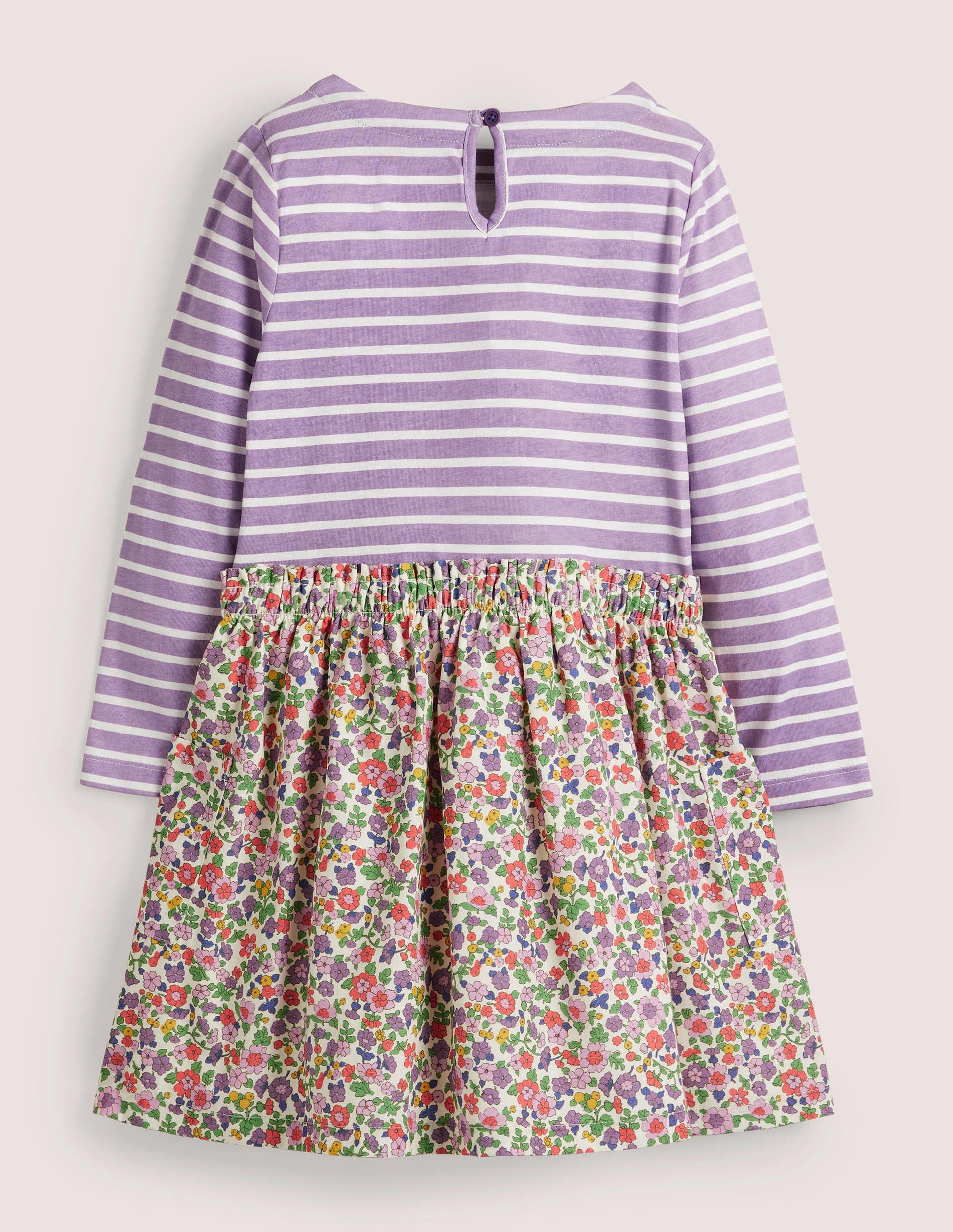 Hotchpotch Dress-Aster Purple Vintage Floral-2