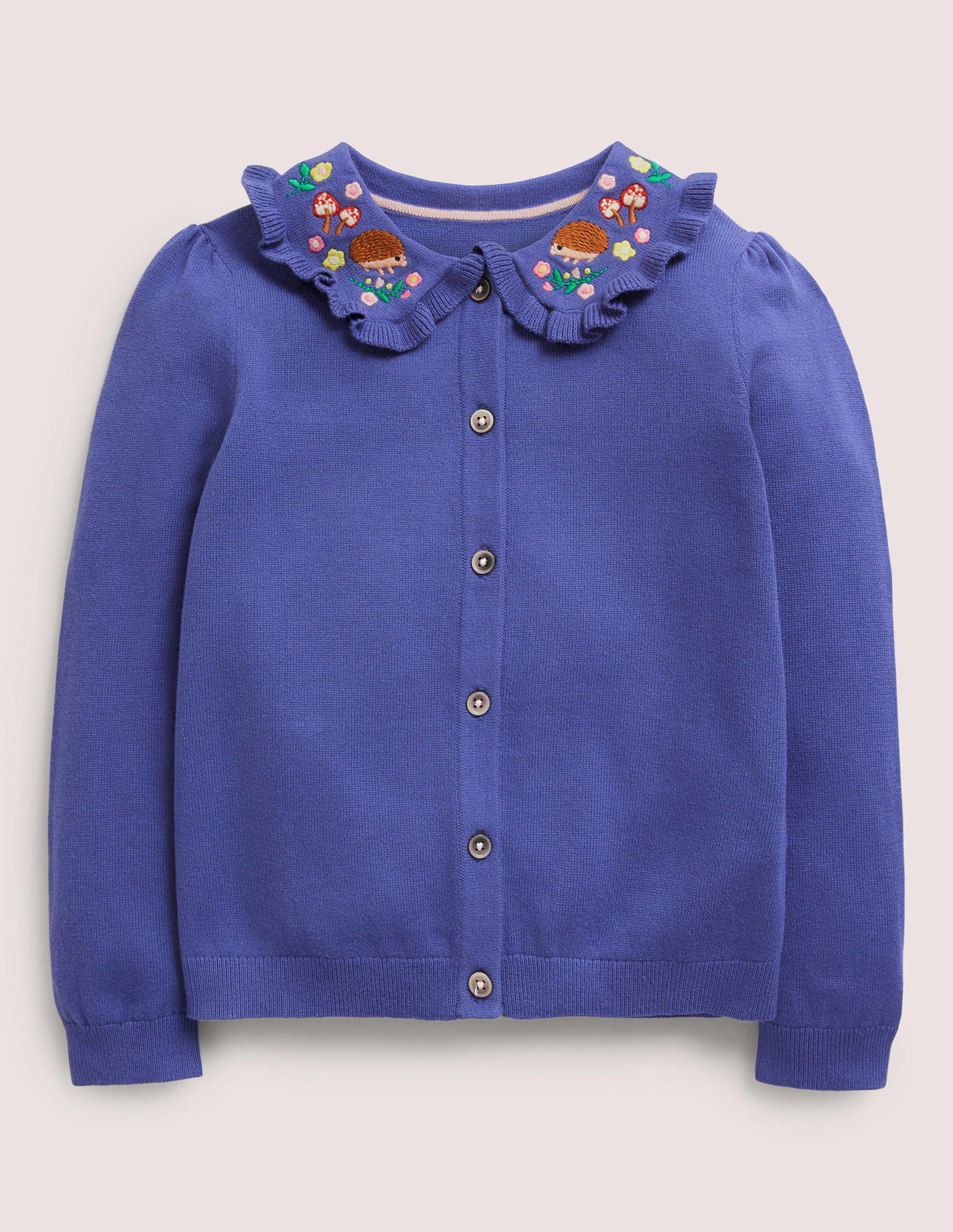 Collared Cardigan-Starboard Blue - Image 1