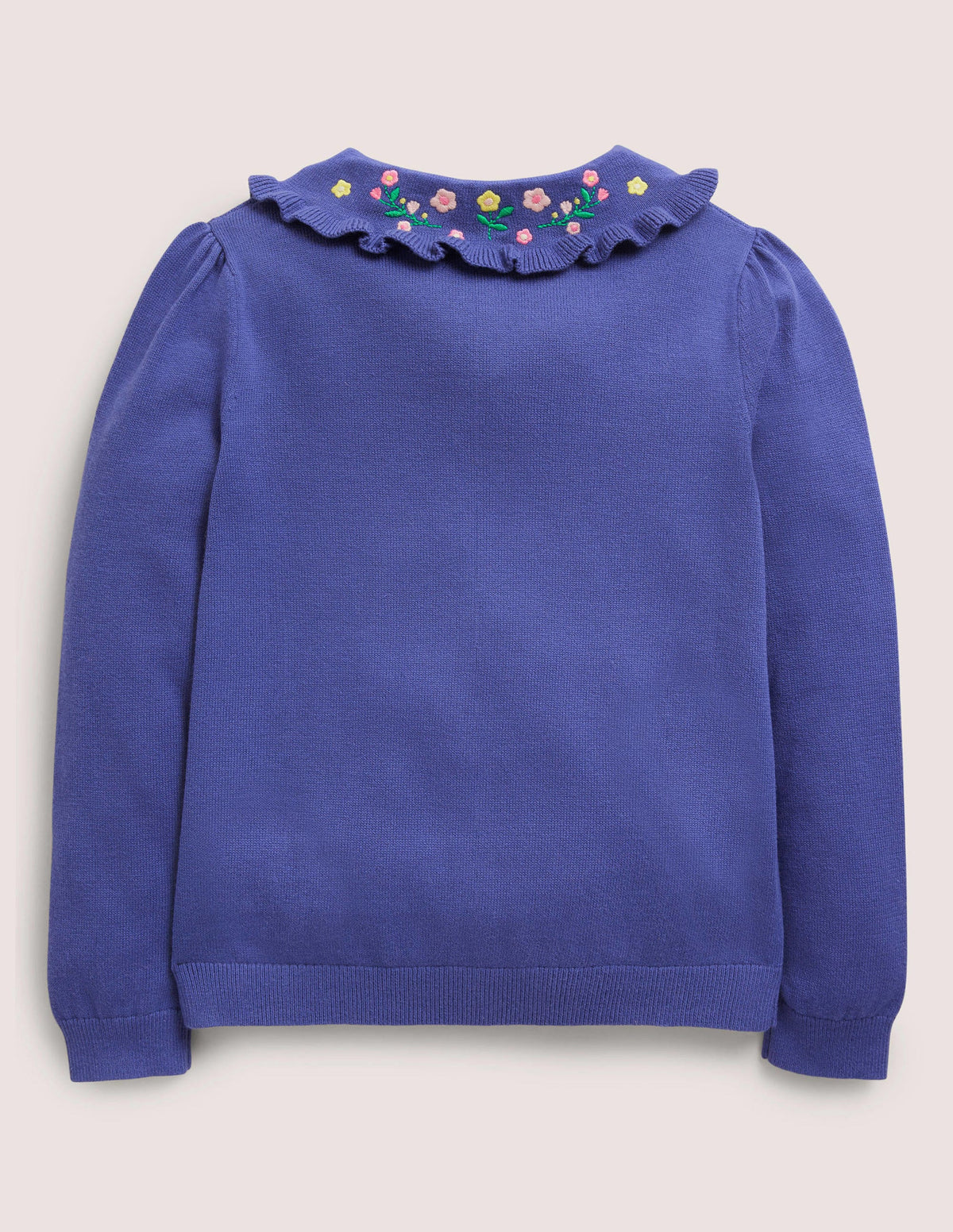 Collared Cardigan-Starboard Blue - Image 2