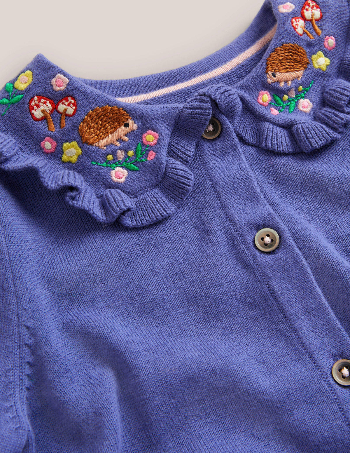 Collared Cardigan-Starboard Blue-3