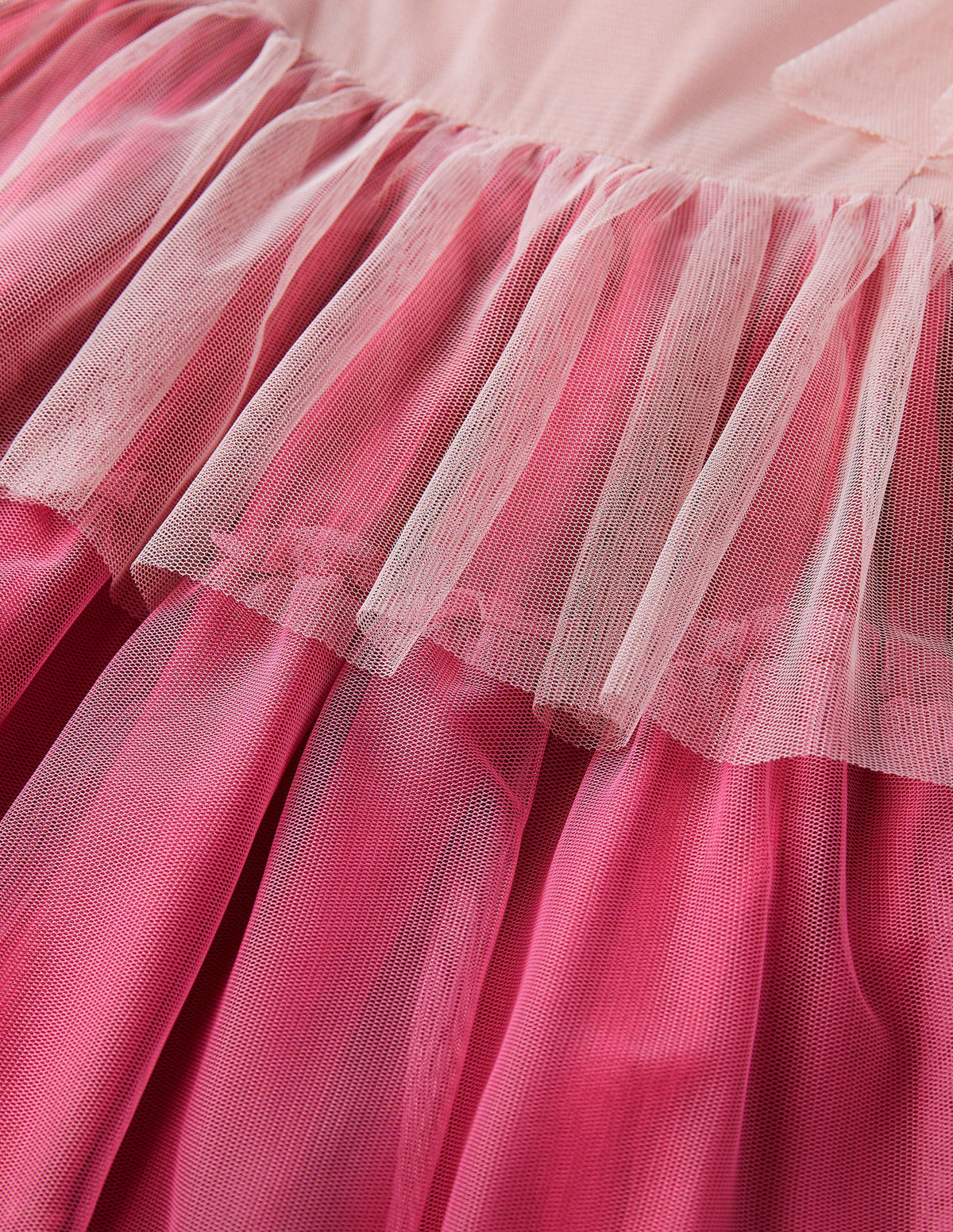 Tiered Tulle Party Dress-Provence Dusty Pink-3