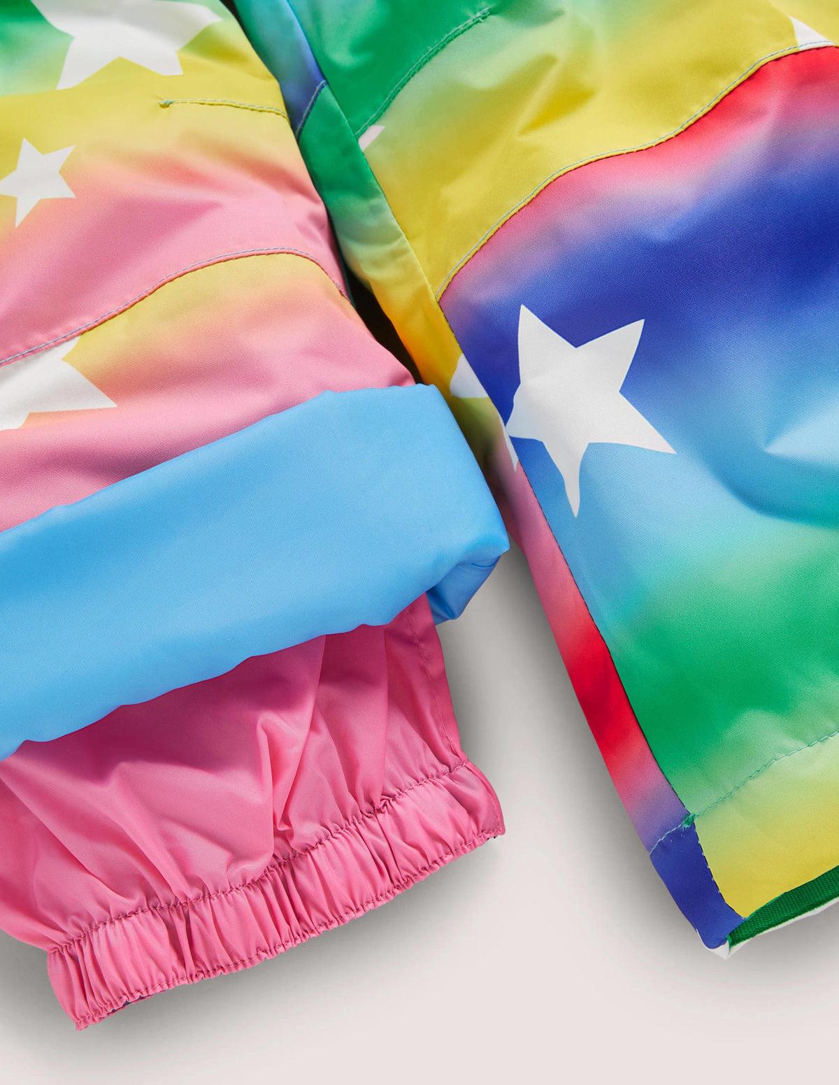 Rainbow Star Waterproof Dungaree Pants-Ombre Rainbow Star-3