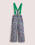 All-weather Waterproof Pants-Multi Patchwork Floral