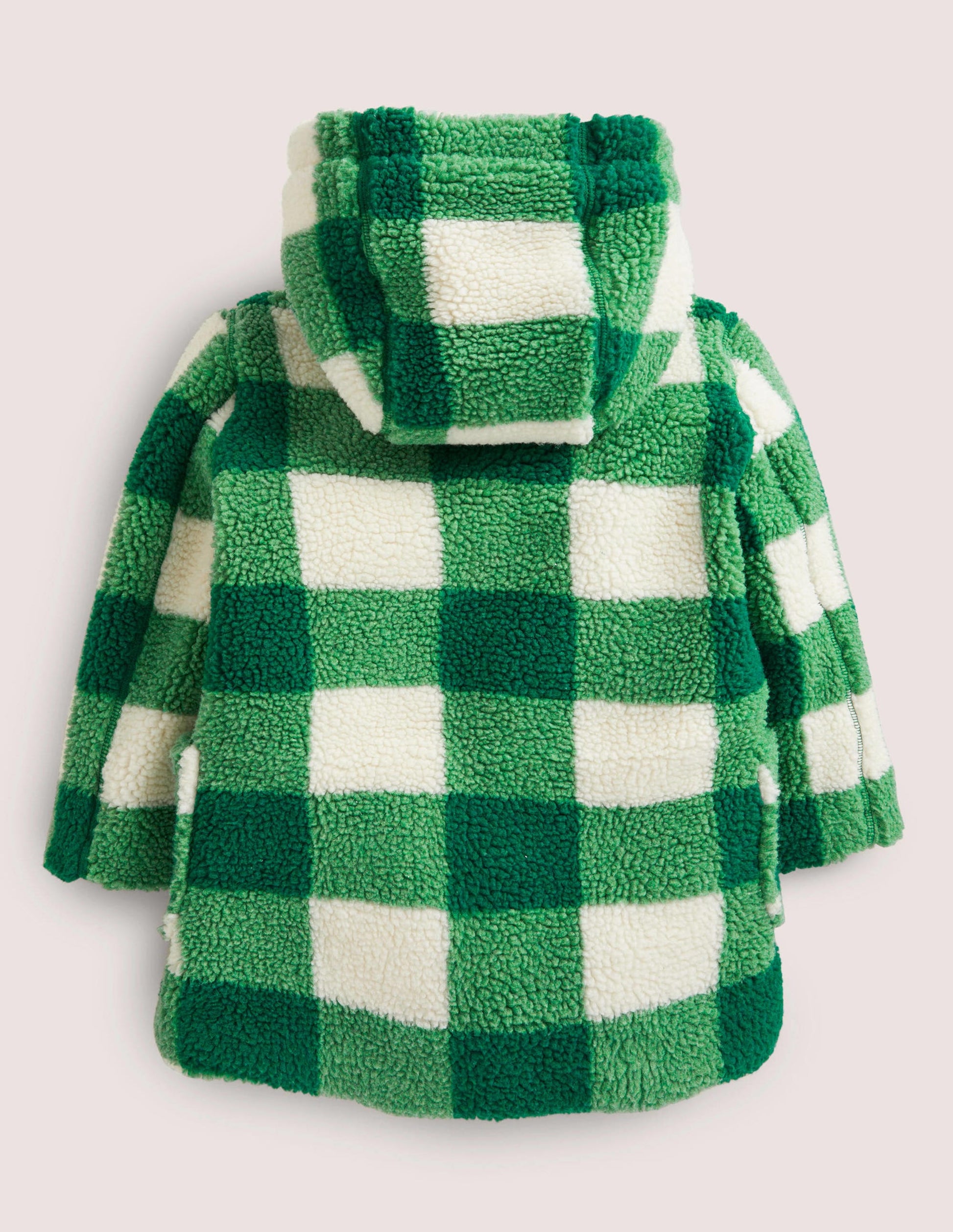Borg Coat-Green Borg Gingham-2
